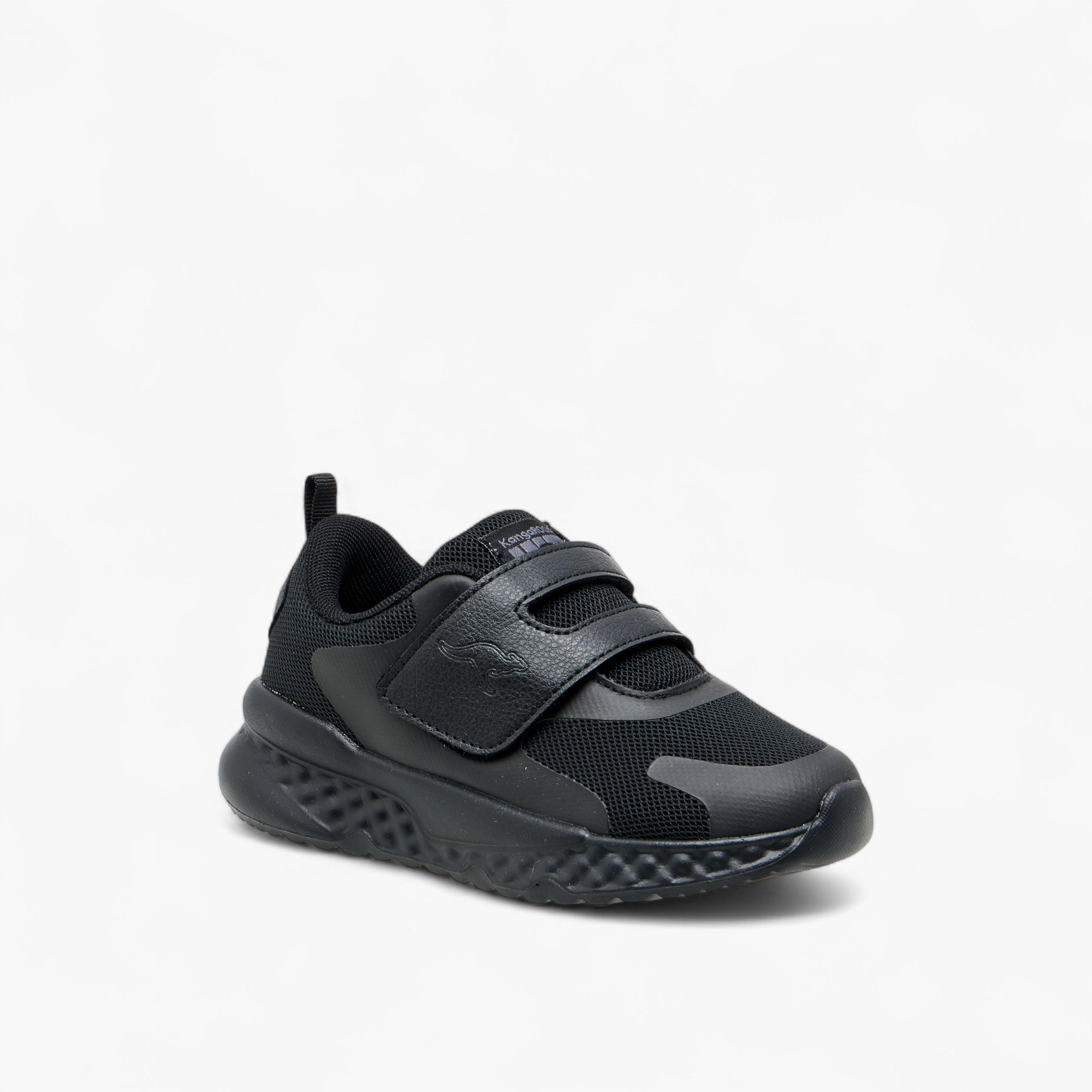 Kangaroos Kids Hook & Loop Cushioned Sole School Shoes-boys-shoes-schoolshoes-image-2