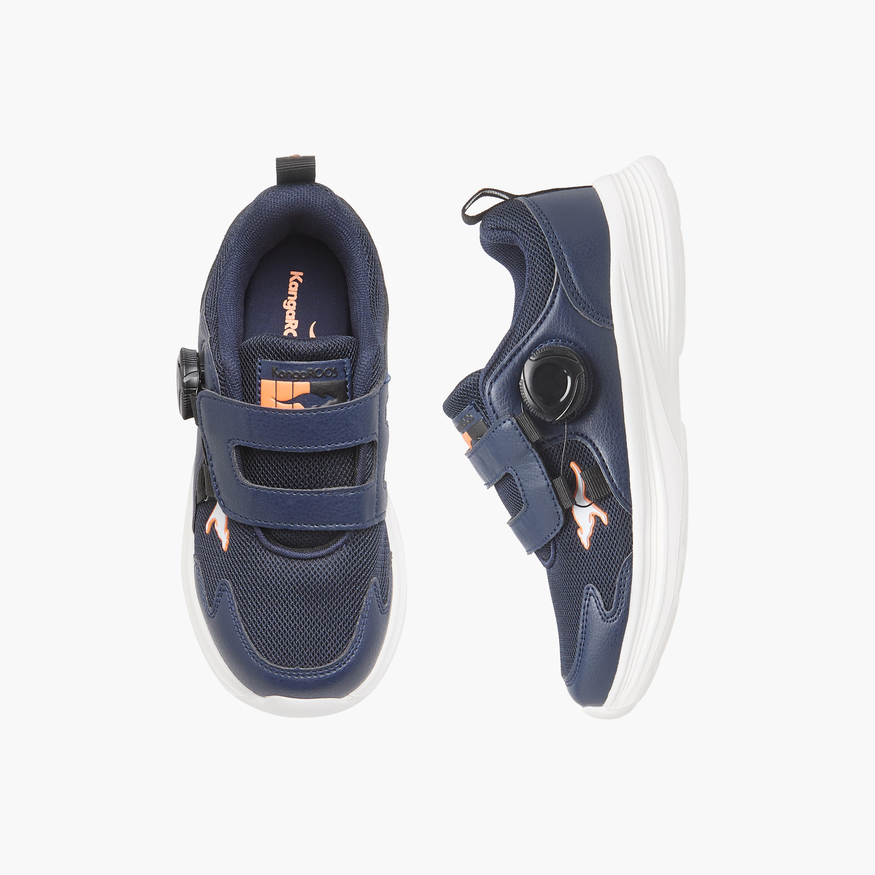 Kangaroos Kids Hook & Loop Lightweight Walking Shoes-sports-boys-shoes-image-1