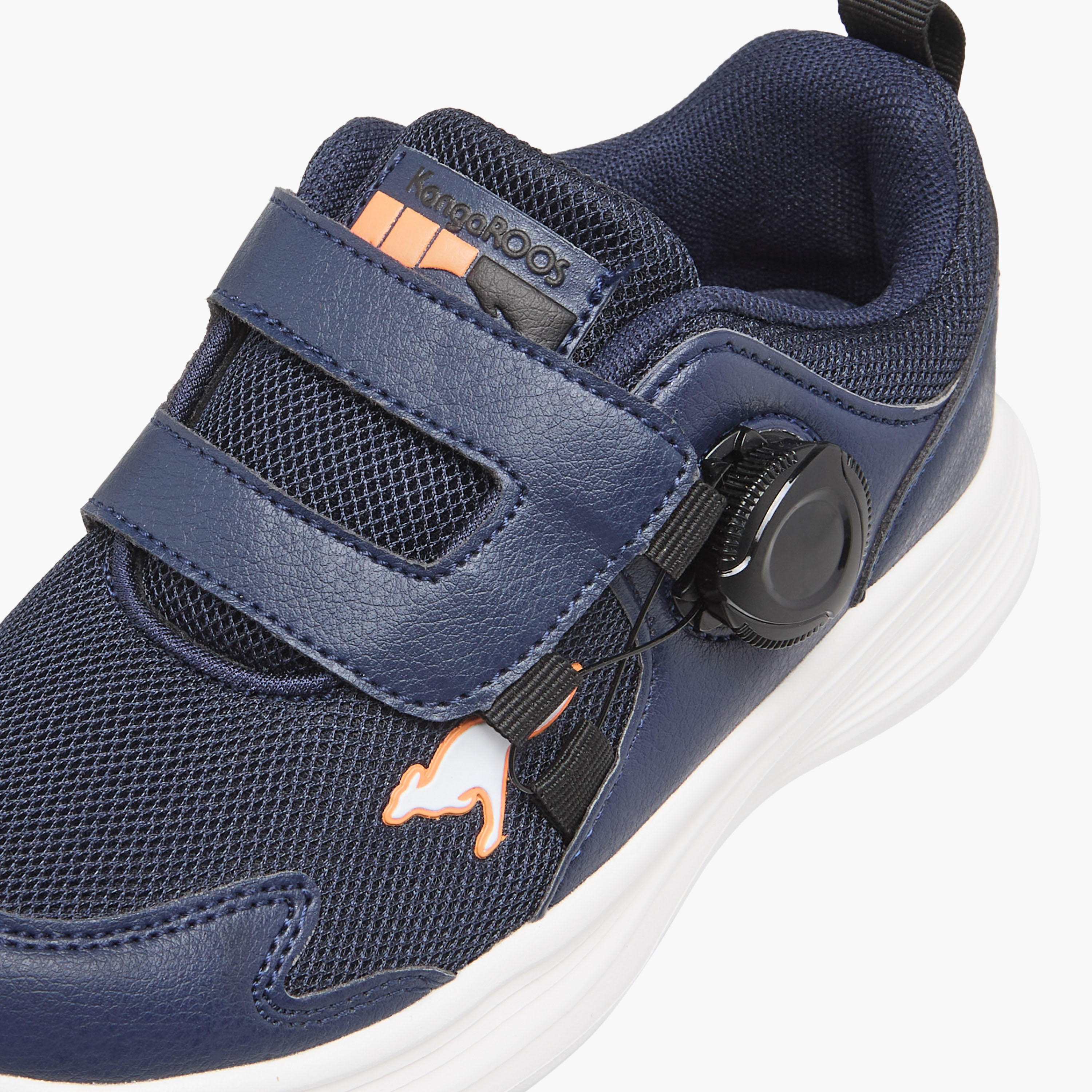 Kangaroos Kids Hook & Loop Lightweight Walking Shoes-sports-boys-shoes-image-4
