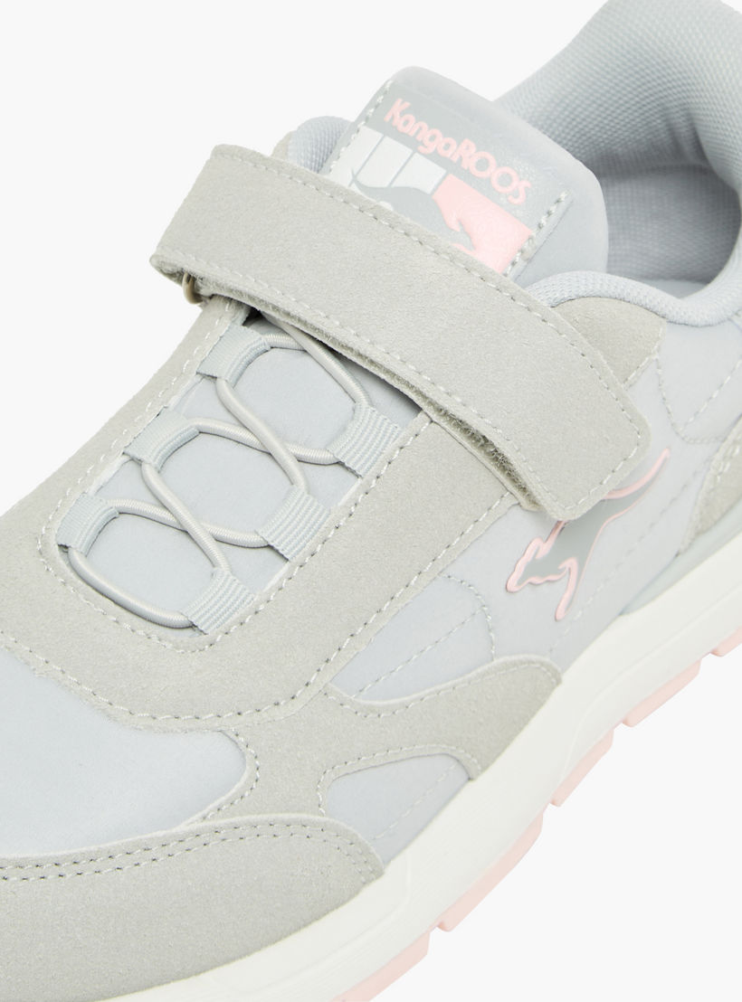 حذاء رياضي مخطط بشريط إغلاق لاصق للبنات من كانغاروز-girls-shoes-sneakers-image-7