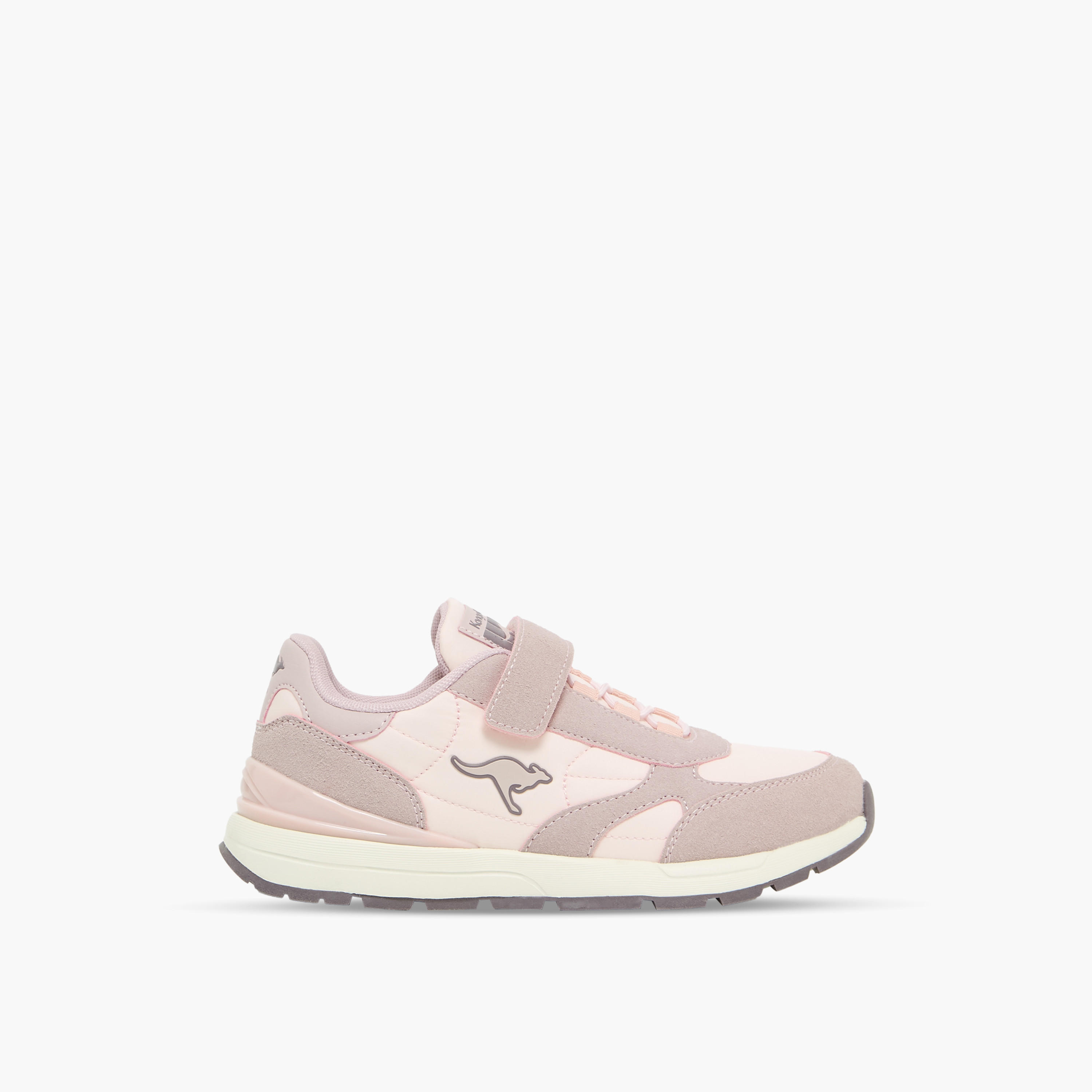 KangaROOS Girls Panelled Hook & Loop Sports Shoes-girls-shoes-sneakers-image-3