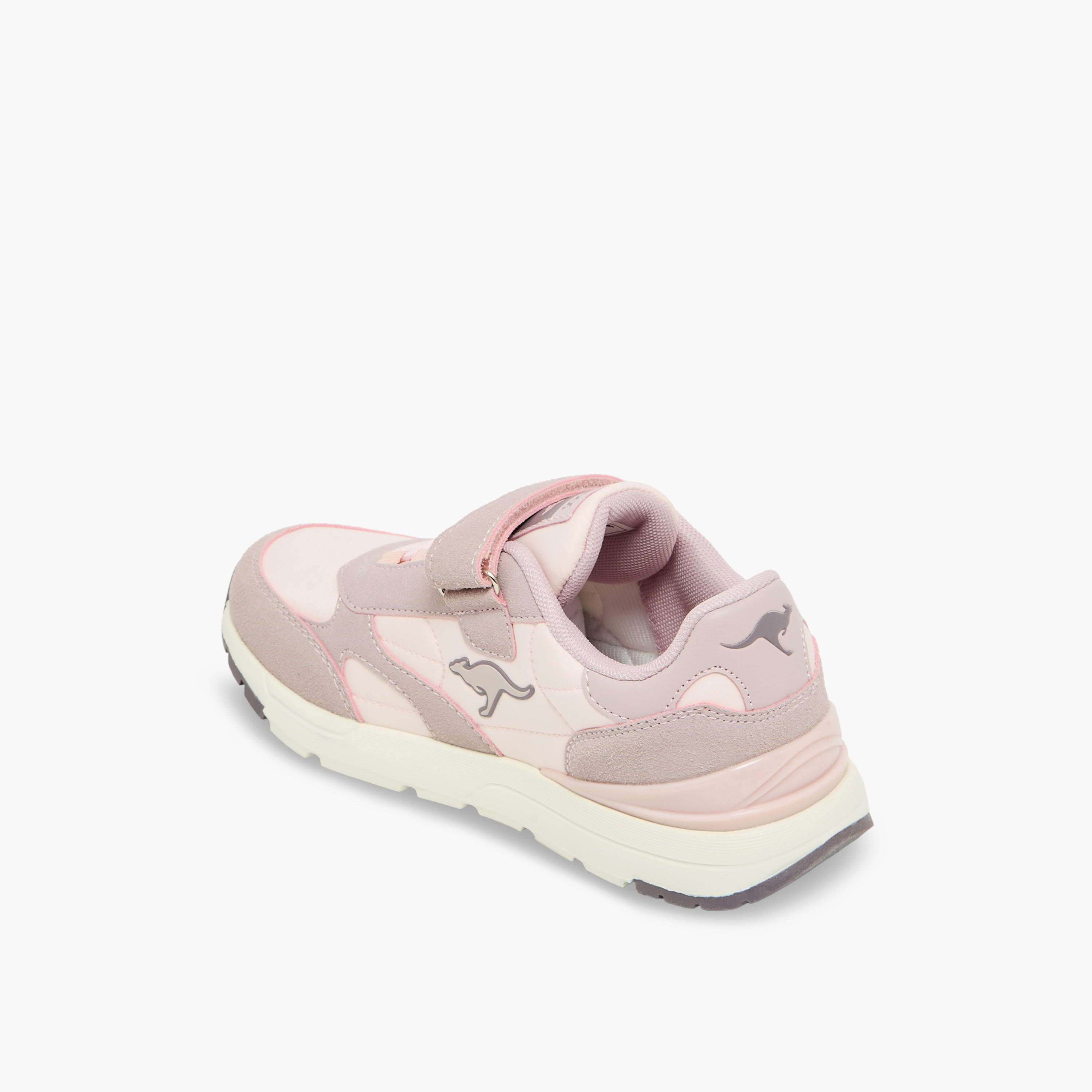 KangaROOS Girls Panelled Hook & Loop Sports Shoes-girls-shoes-sneakers-image-5