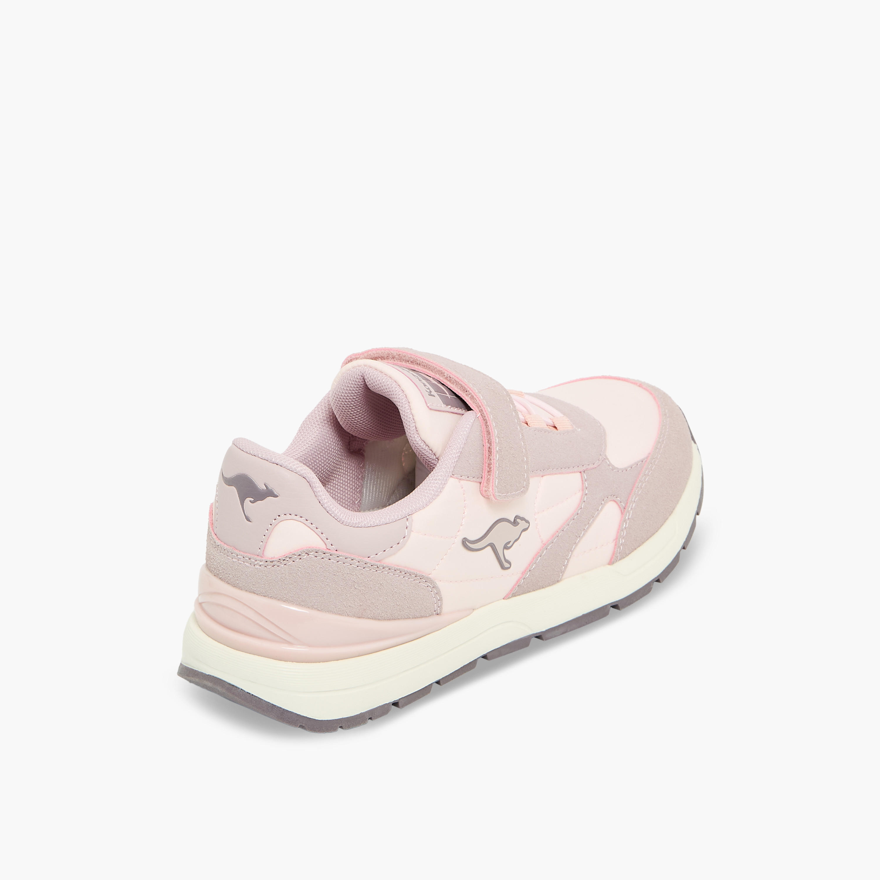 KangaROOS Girls Panelled Hook & Loop Sports Shoes-girls-shoes-sneakers-image-6