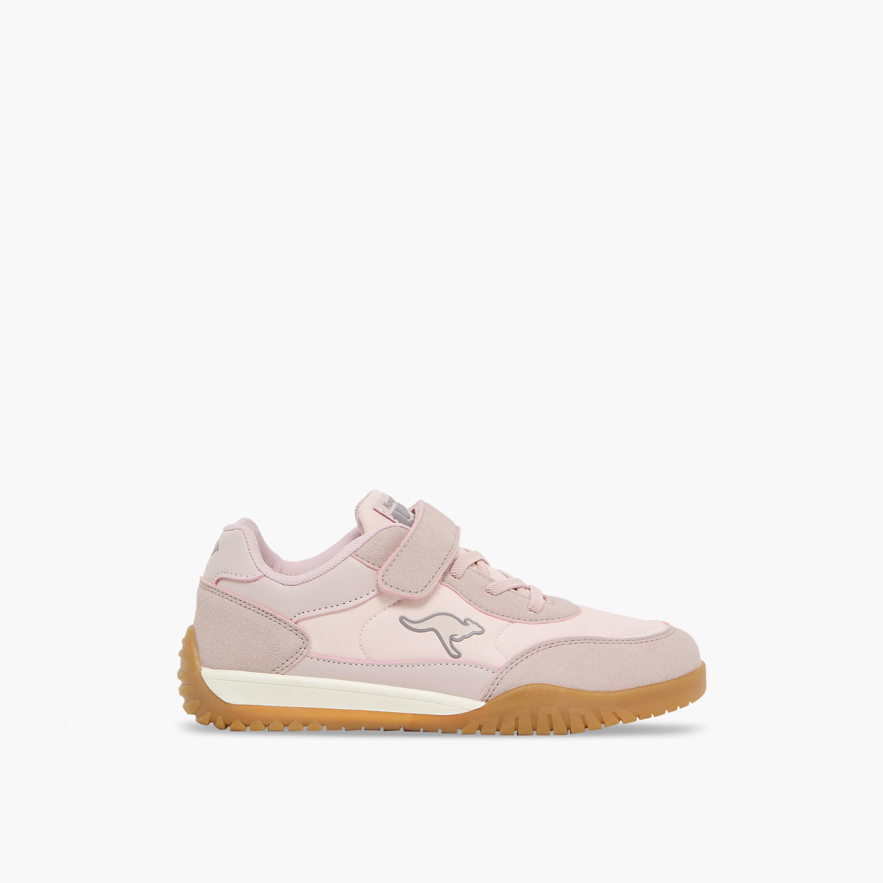 KangaROOS Girls Colourblock Hook & Loop Sports Shoes-girls-shoes-sneakers-image-3