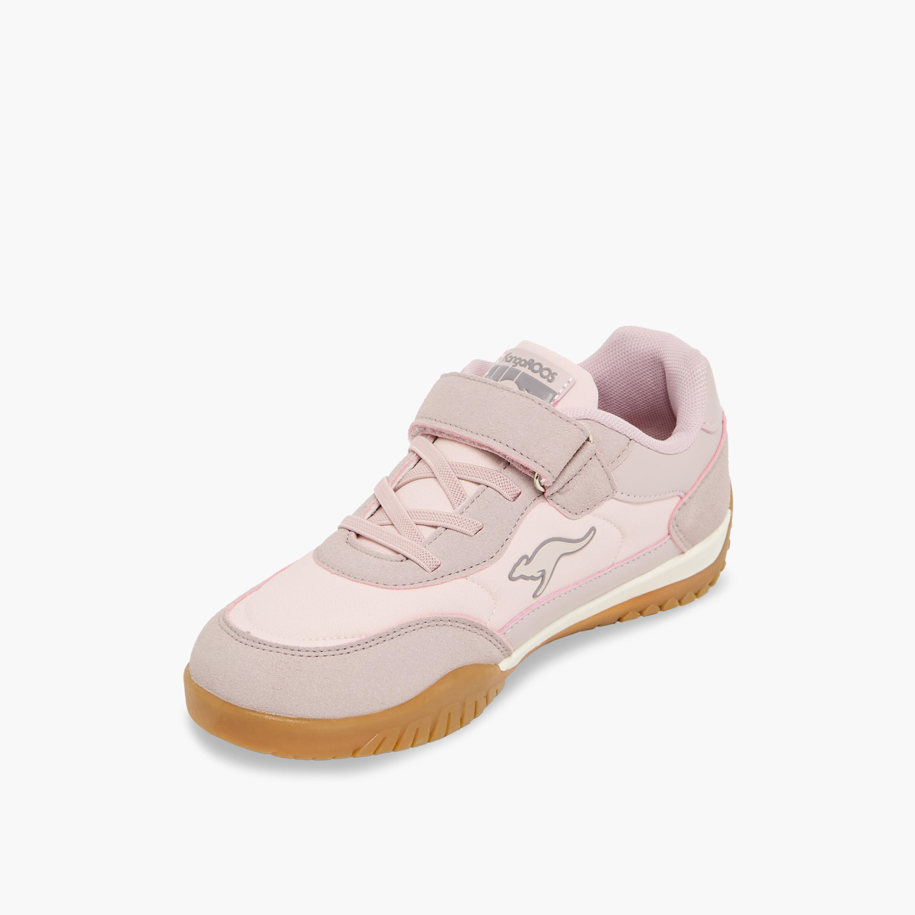 KangaROOS Girls Colourblock Hook & Loop Sports Shoes-girls-shoes-sneakers-image-4