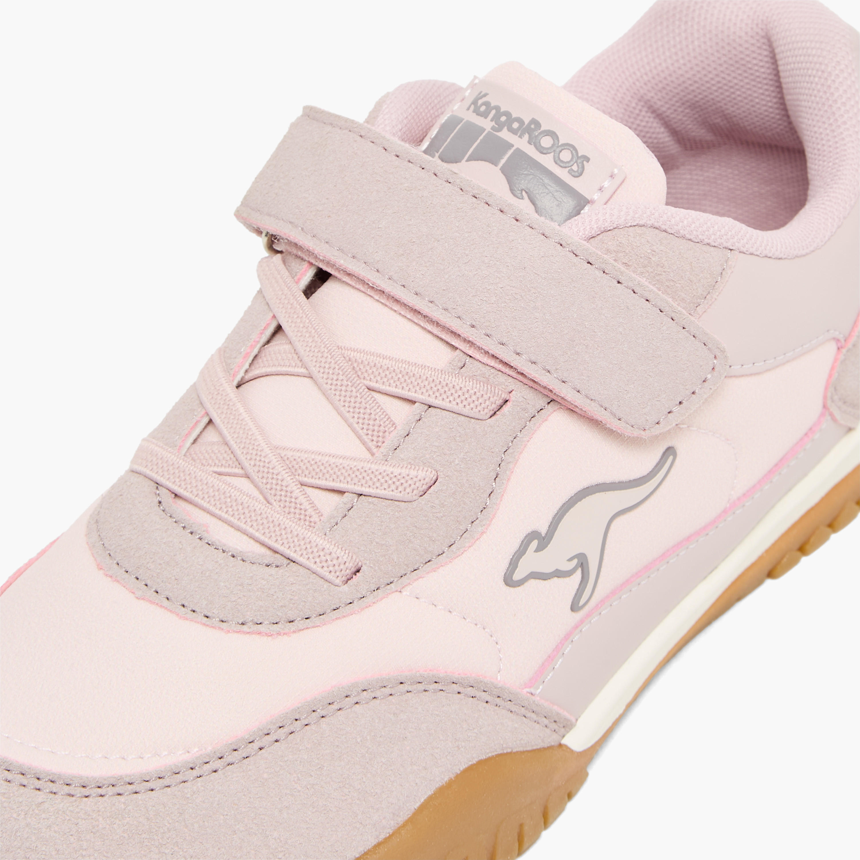 KangaROOS Girls Colourblock Hook & Loop Sports Shoes-girls-shoes-sneakers-image-7