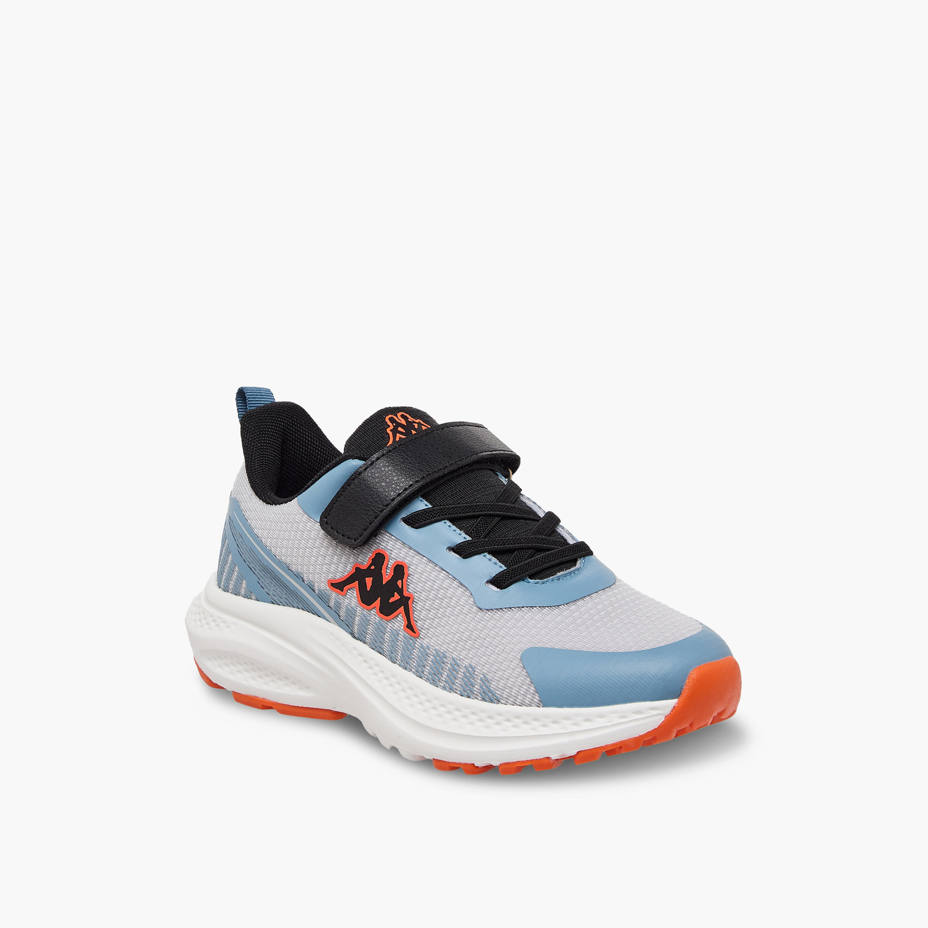 Kappa Panelled Sports Shoes with Hook and Loop Closure-boys-shoes-sneakers-image-2