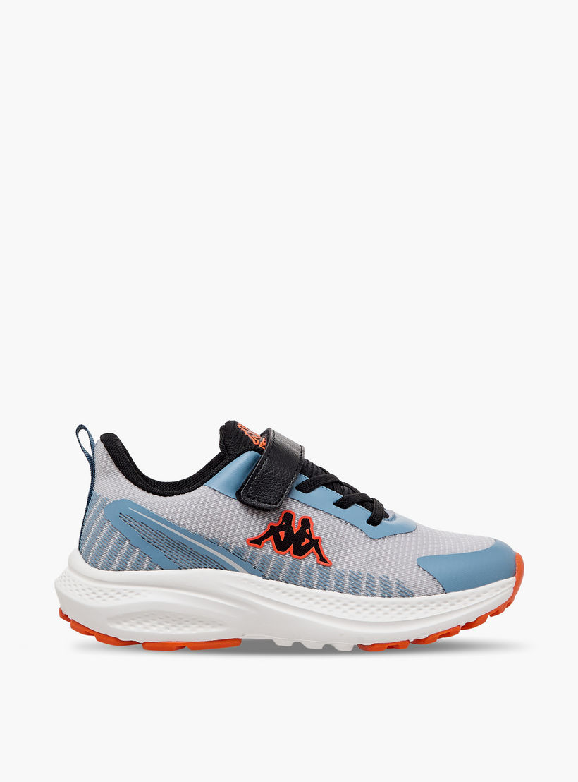 Kappa Panelled Sports Shoes with Hook and Loop Closure-boys-shoes-sneakers-image-3