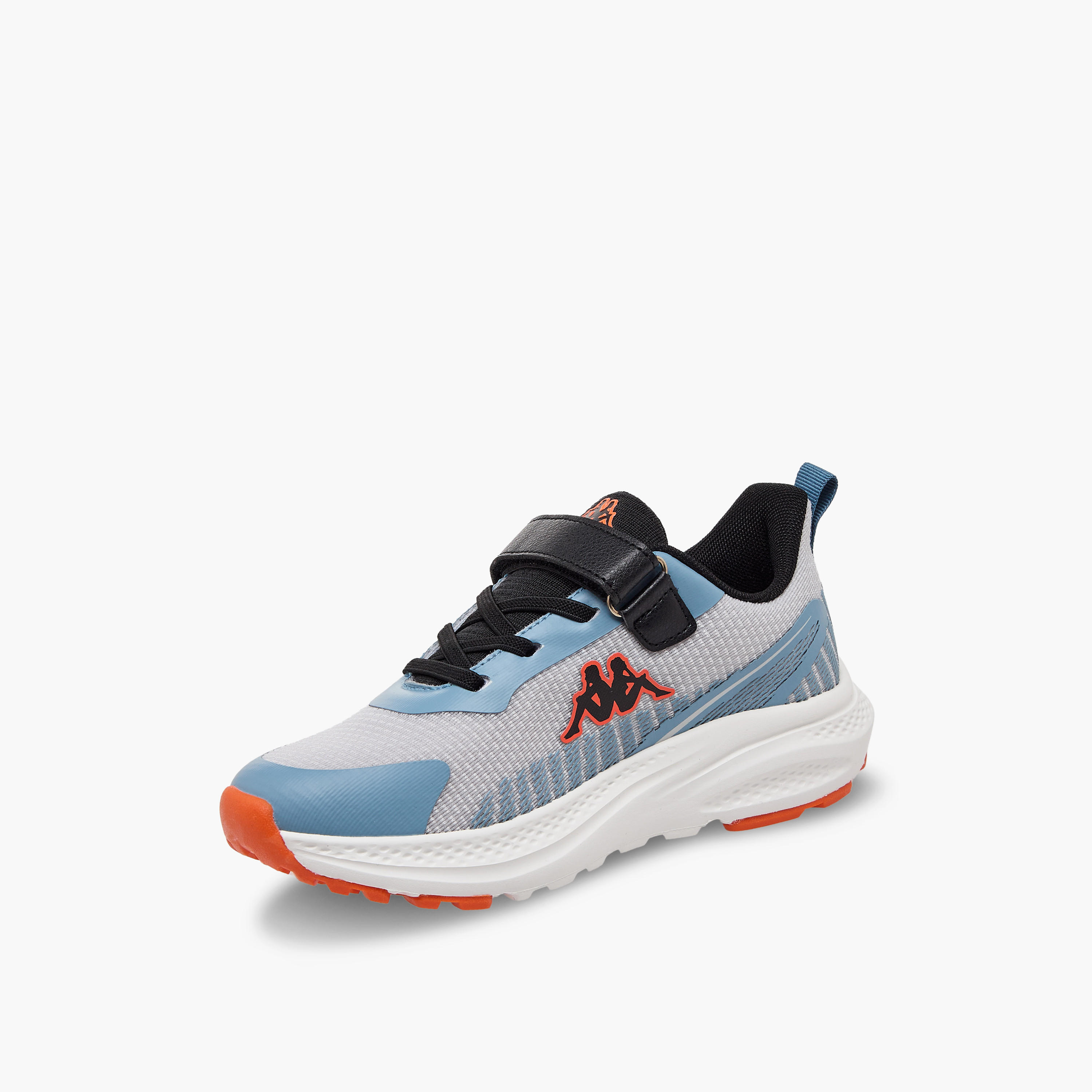 Kappa Panelled Sports Shoes with Hook and Loop Closure-boys-shoes-sneakers-image-4