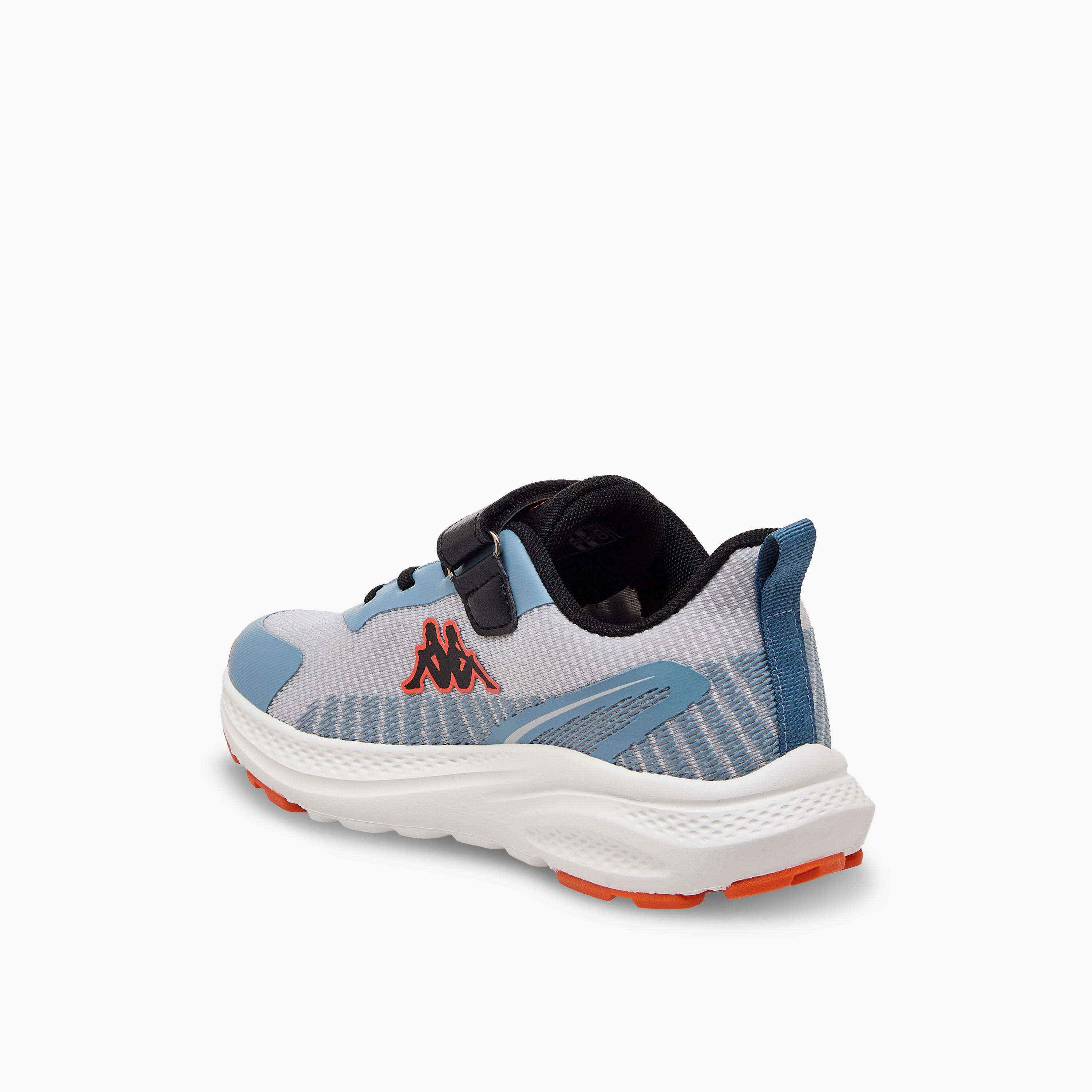 Kappa Panelled Sports Shoes with Hook and Loop Closure-boys-shoes-sneakers-image-5