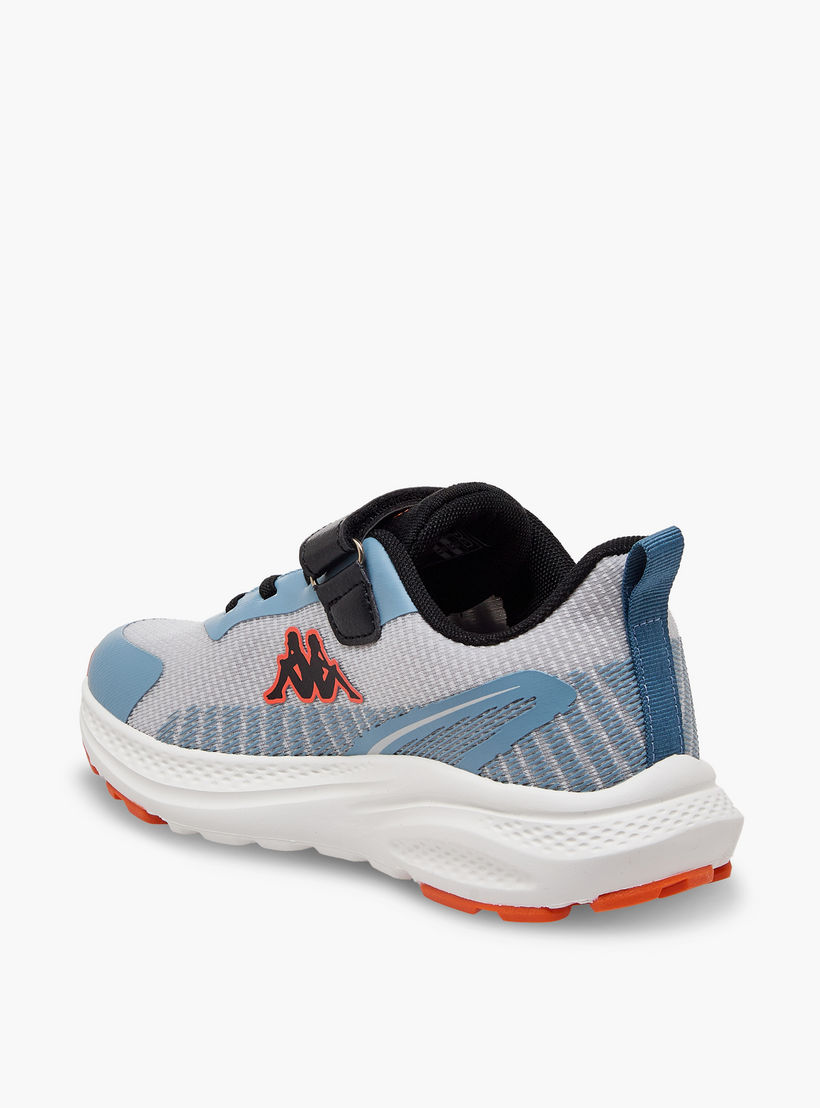 Kappa Panelled Sports Shoes with Hook and Loop Closure-boys-shoes-sneakers-image-5