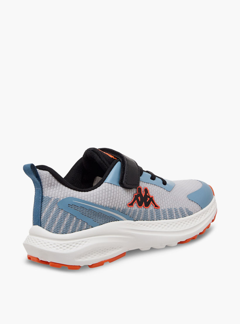 Kappa Panelled Sports Shoes with Hook and Loop Closure-boys-shoes-sneakers-image-6