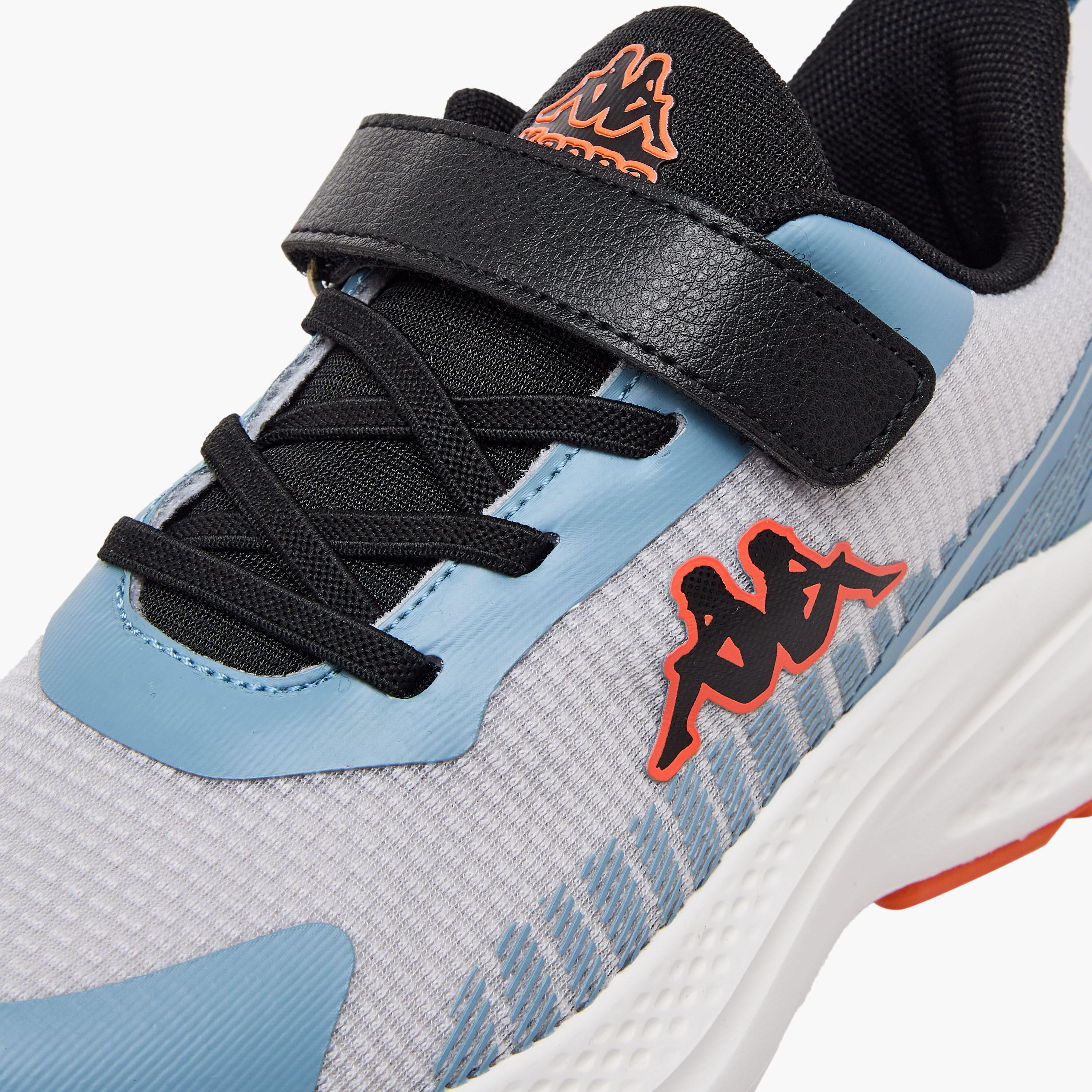 Kappa Panelled Sports Shoes with Hook and Loop Closure-boys-shoes-sneakers-image-7