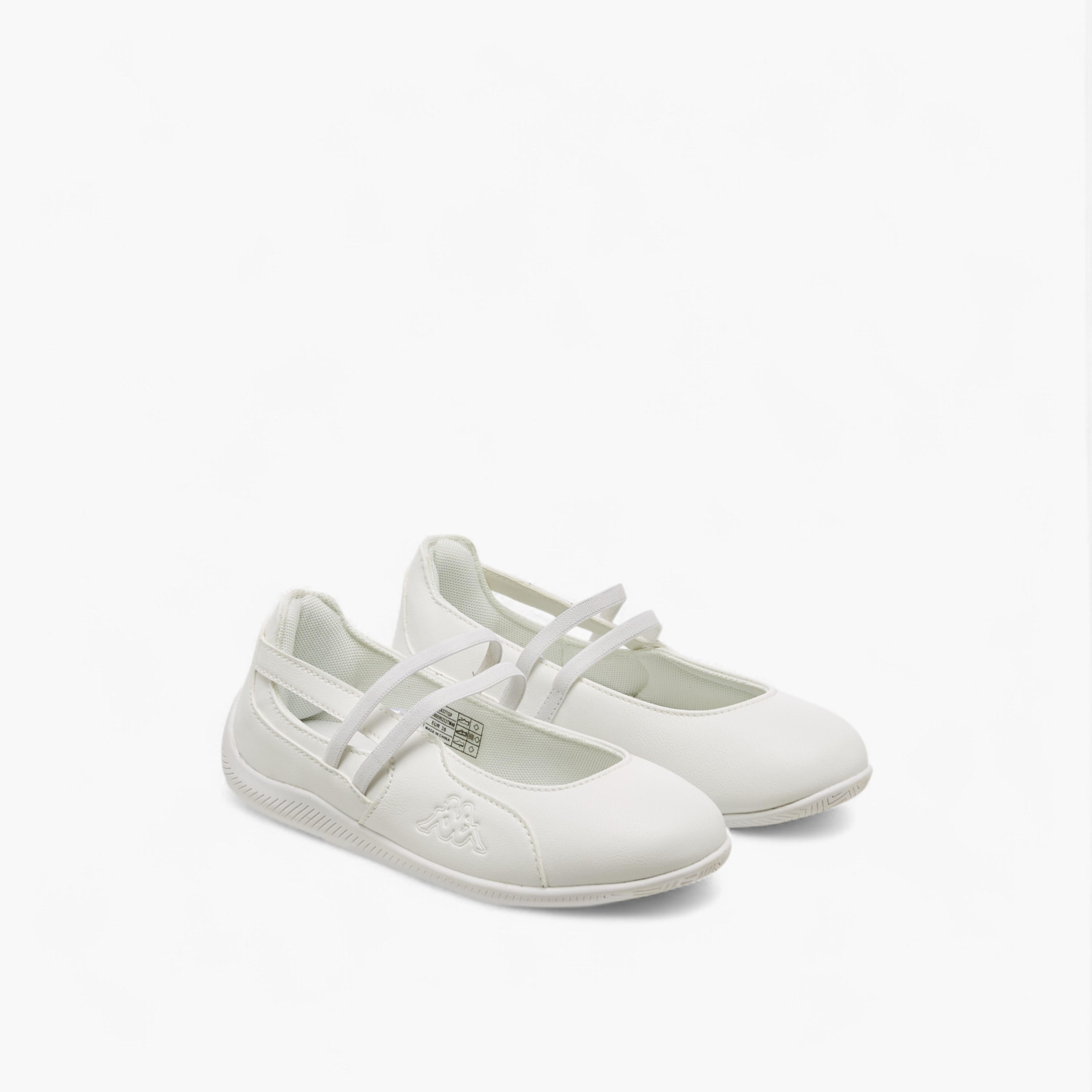Kappa Women's Textured Mary Jane Shoes with Elasticated Straps-women-shoes-ballerinas-image-1