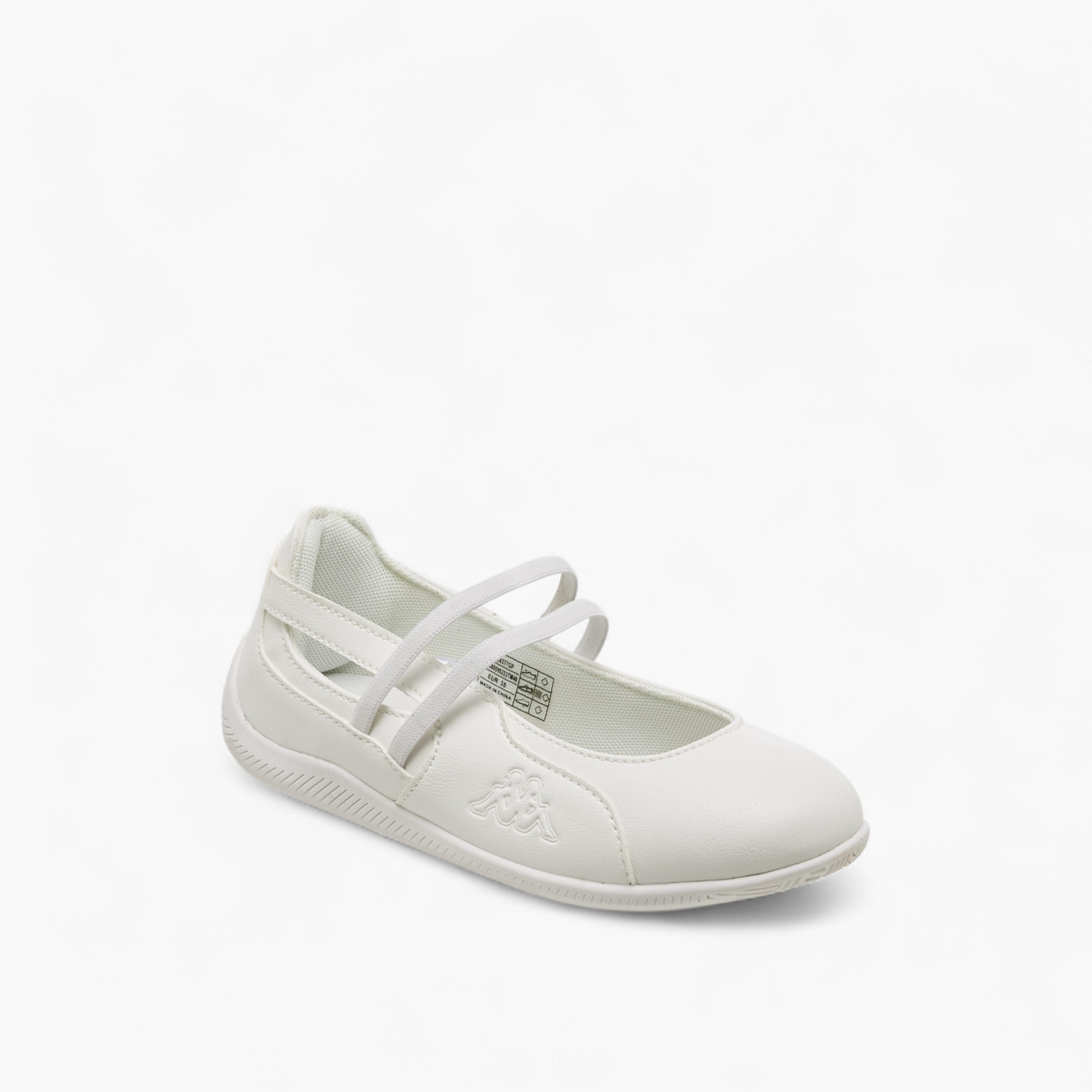 Kappa Women's Textured Mary Jane Shoes with Elasticated Straps-women-shoes-ballerinas-image-2
