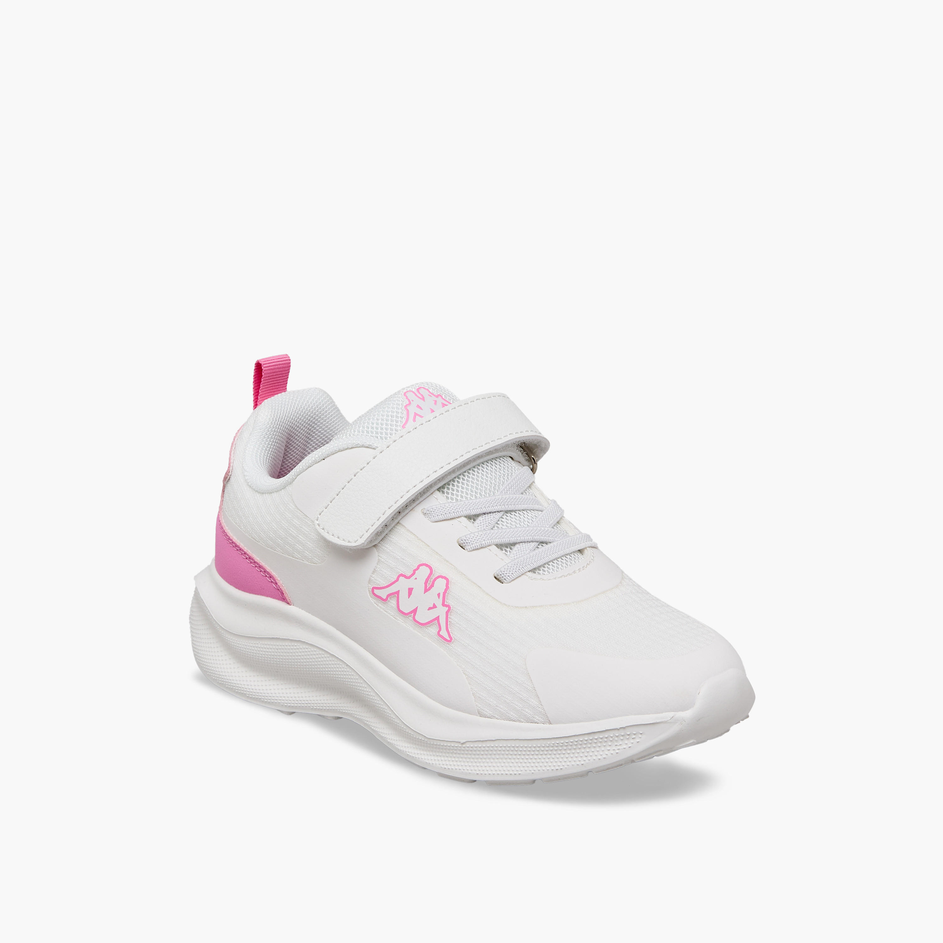 حذاء رياضي بشريط إغلاق لاصق وطبعات شعار للبنات من كابا-sports-girls-shoes-image-2