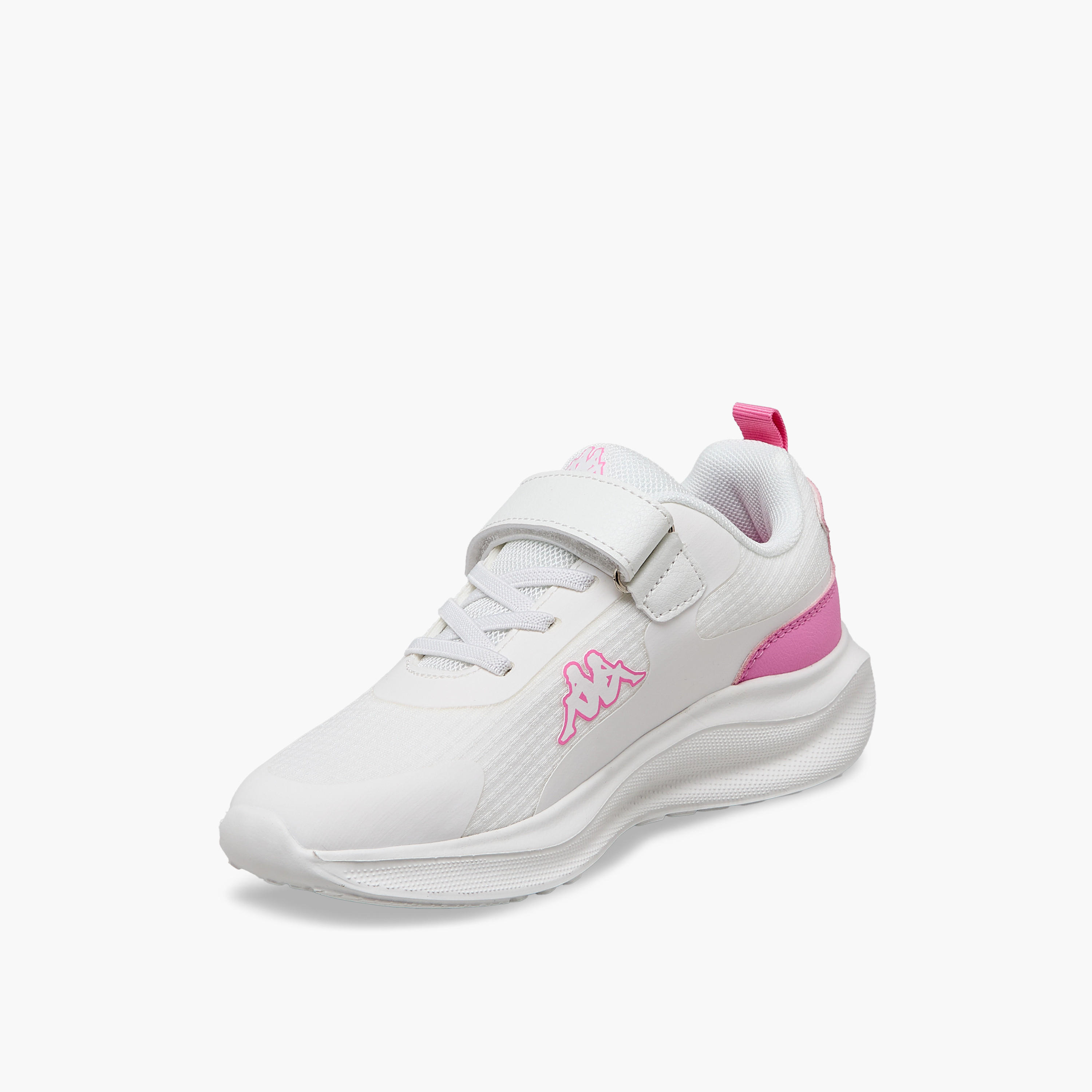 حذاء رياضي بشريط إغلاق لاصق وطبعات شعار للبنات من كابا-sports-girls-shoes-image-4