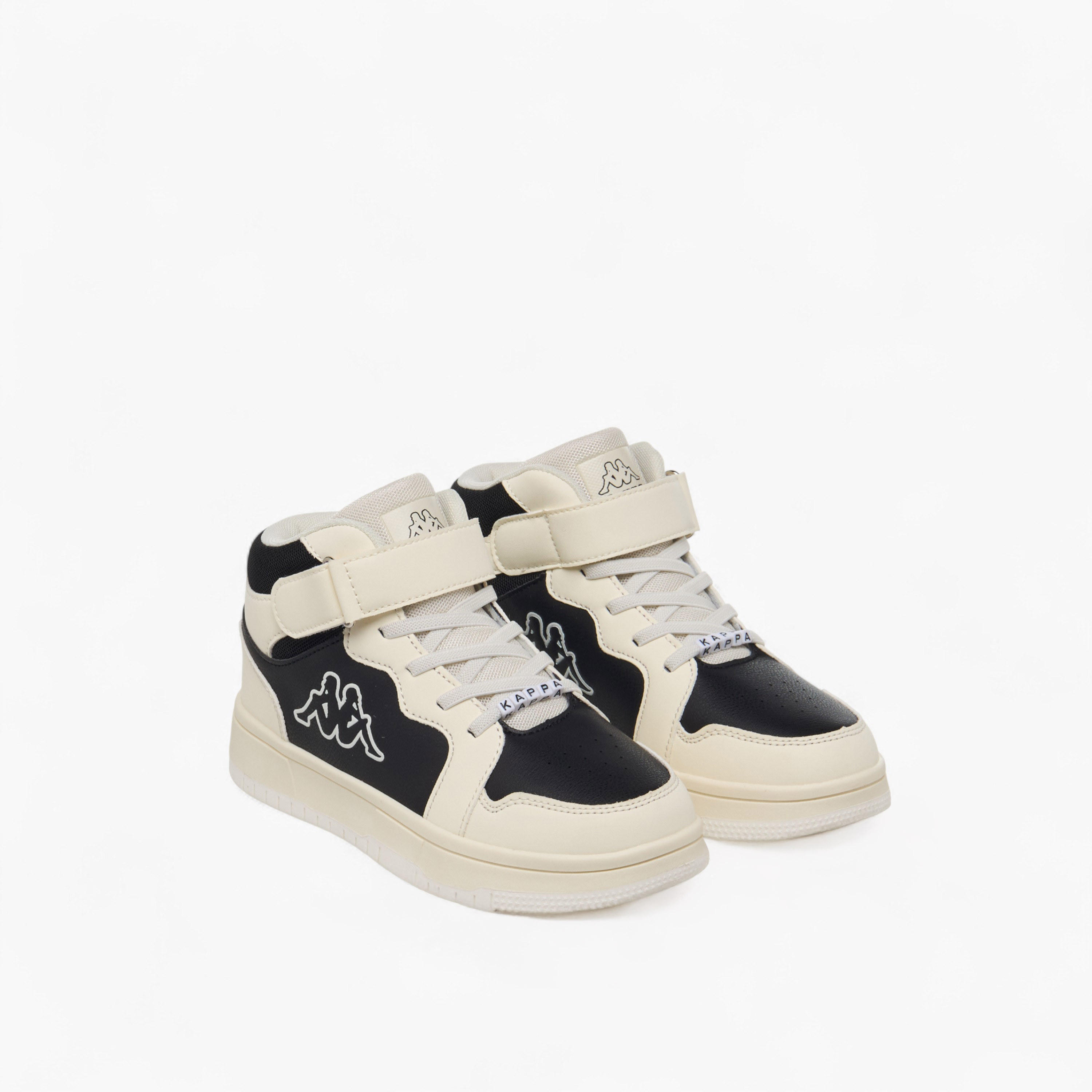 حذاء سنيكرز عالي بشريط إغلاق لاصق وتصميم قوالب ملونة للأولاد من كابا-boys-shoes-sneakers-image-1