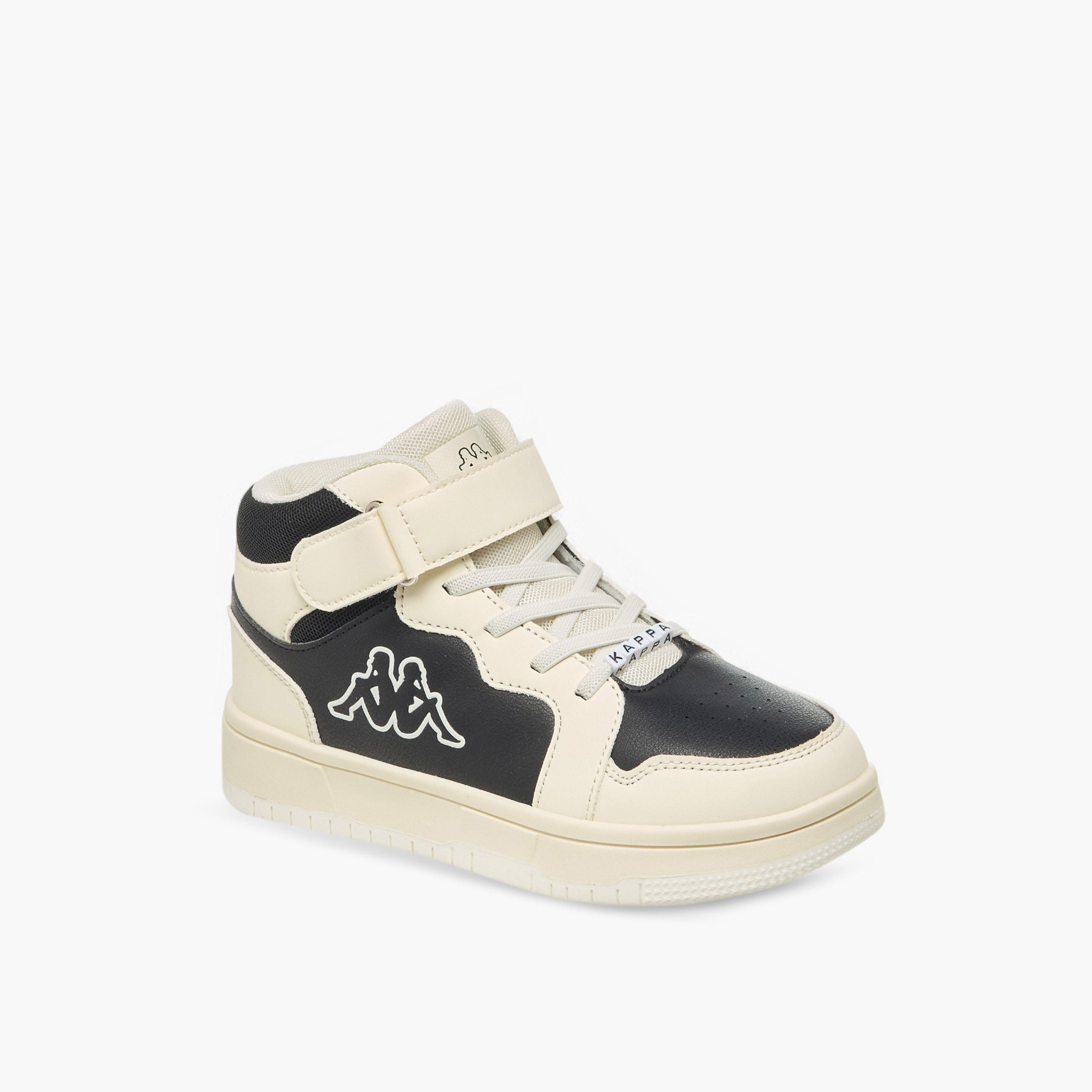 حذاء سنيكرز عالي بشريط إغلاق لاصق وتصميم قوالب ملونة للأولاد من كابا-boys-shoes-sneakers-image-2