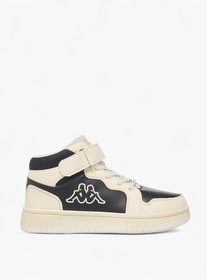 حذاء سنيكرز عالي بشريط إغلاق لاصق وتصميم قوالب ملونة للأولاد من كابا-boys-shoes-sneakers-image-3