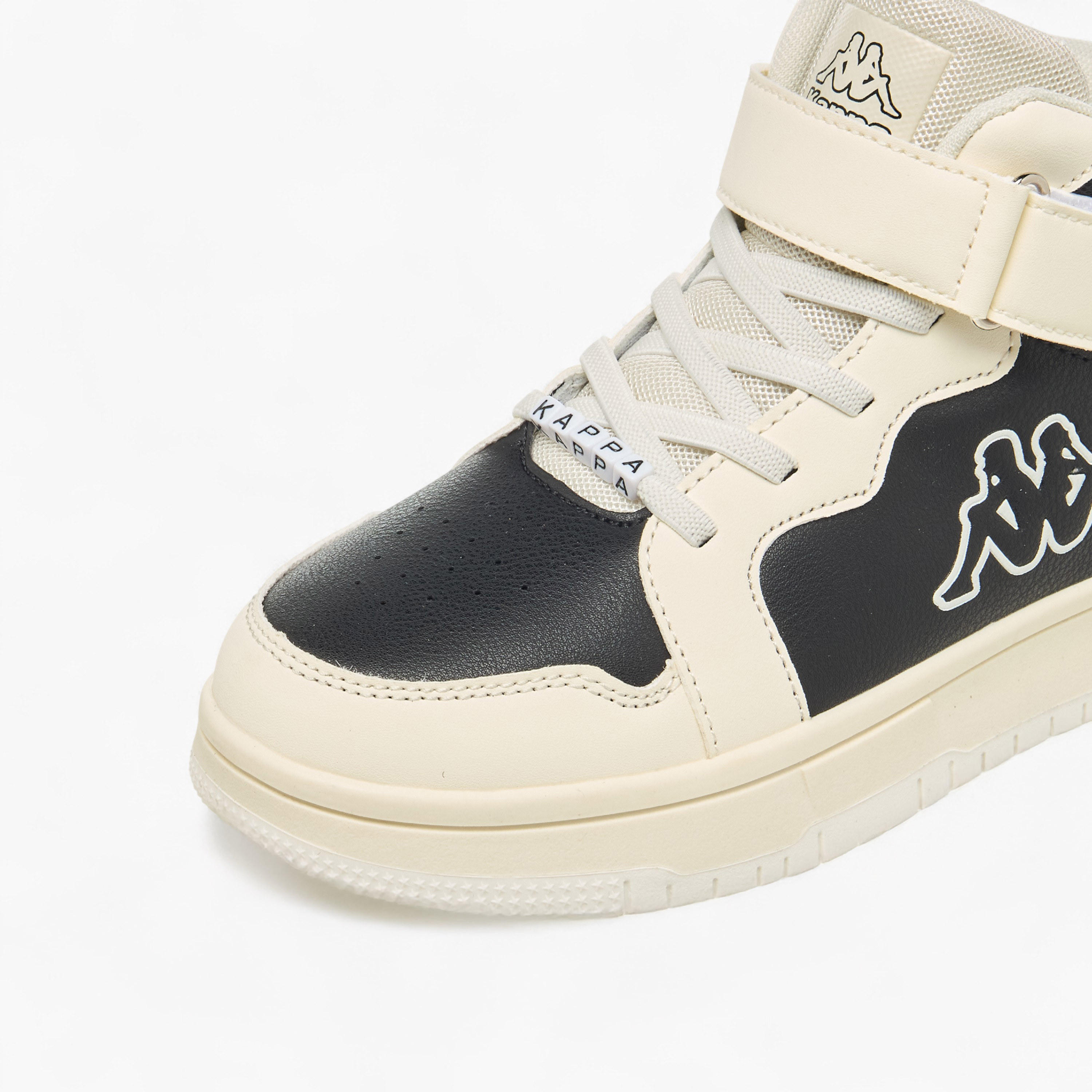 حذاء سنيكرز عالي بشريط إغلاق لاصق وتصميم قوالب ملونة للأولاد من كابا-boys-shoes-sneakers-image-4
