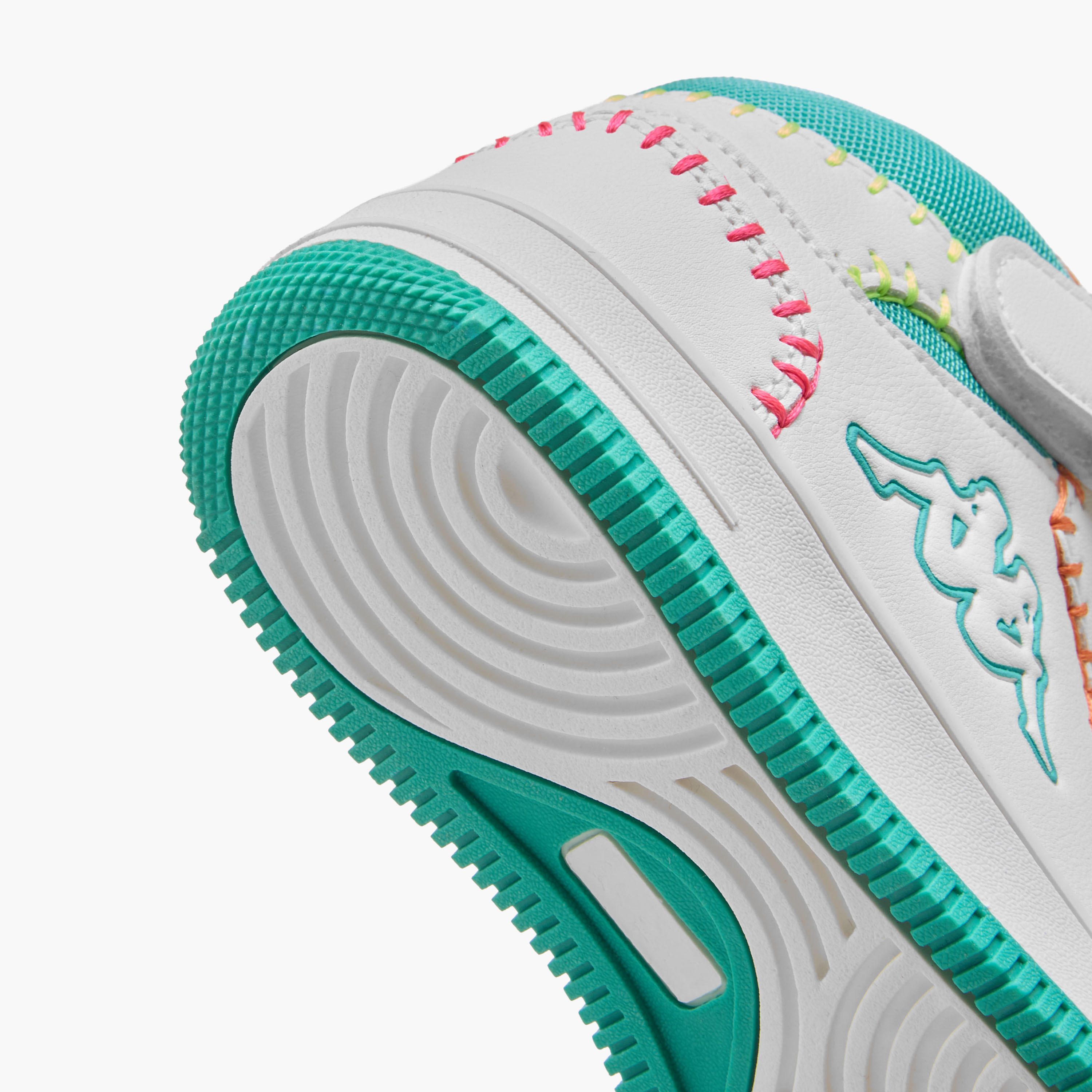Kappa Girls Embroidered Hook & Loop High-Top Sneakers-girls-shoes-sneakers-image-5