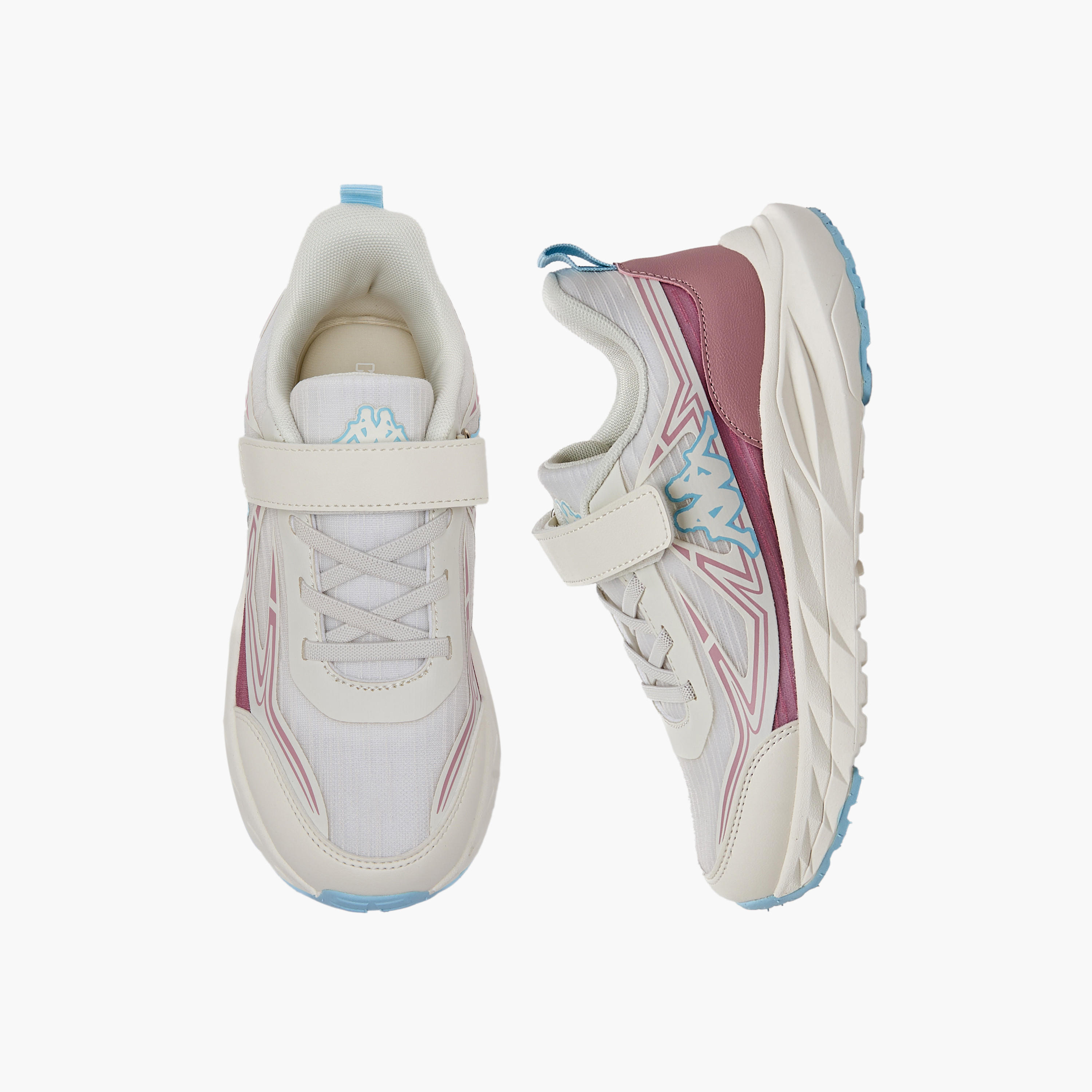 Kappa Girls Hook & Loop Sports Shoes-girls-shoes-sneakers-image-1
