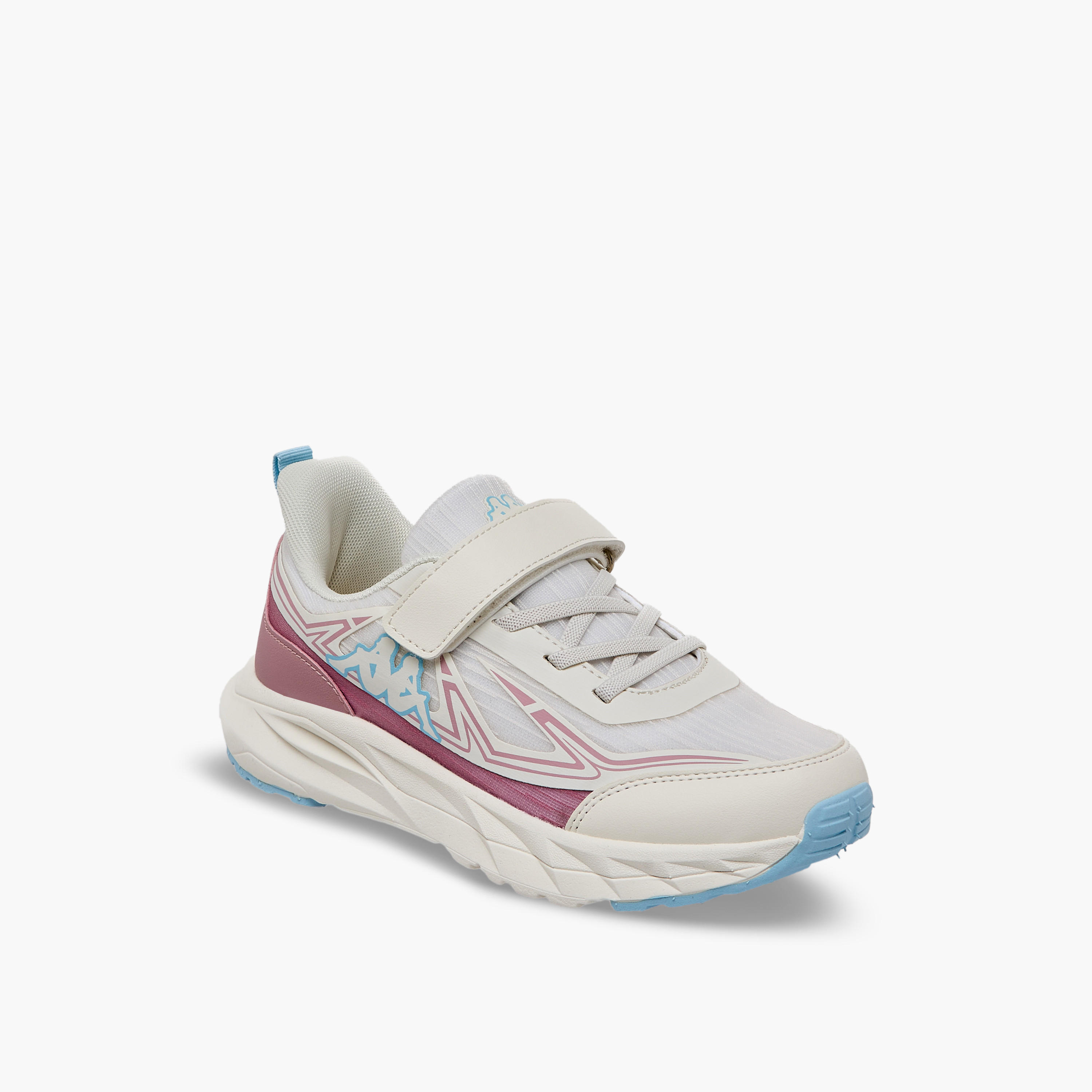 Kappa Girls Hook & Loop Sports Shoes-girls-shoes-sneakers-image-2