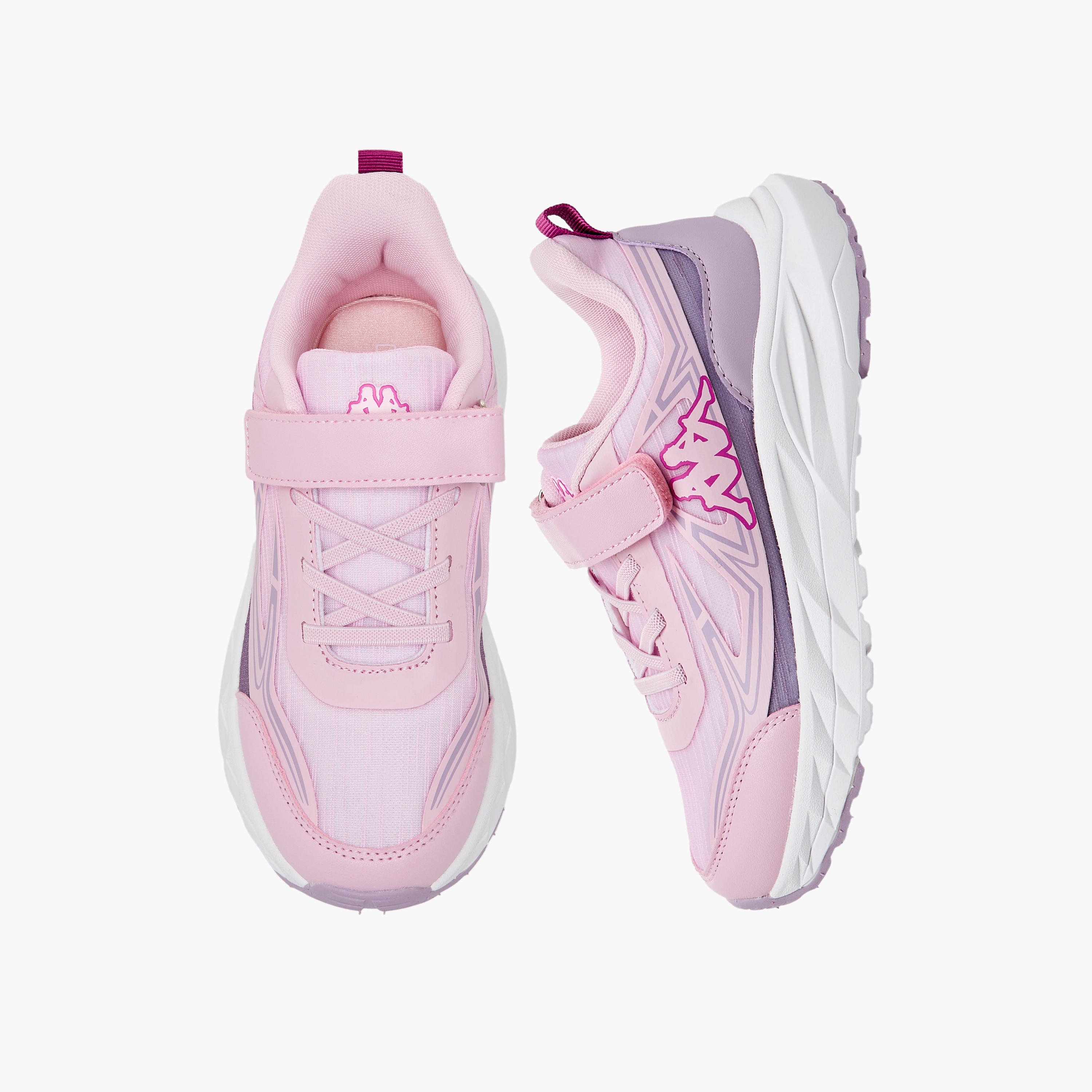 Kappa Girls Hook & Loop Sports Shoes-girls-shoes-sneakers-image-1