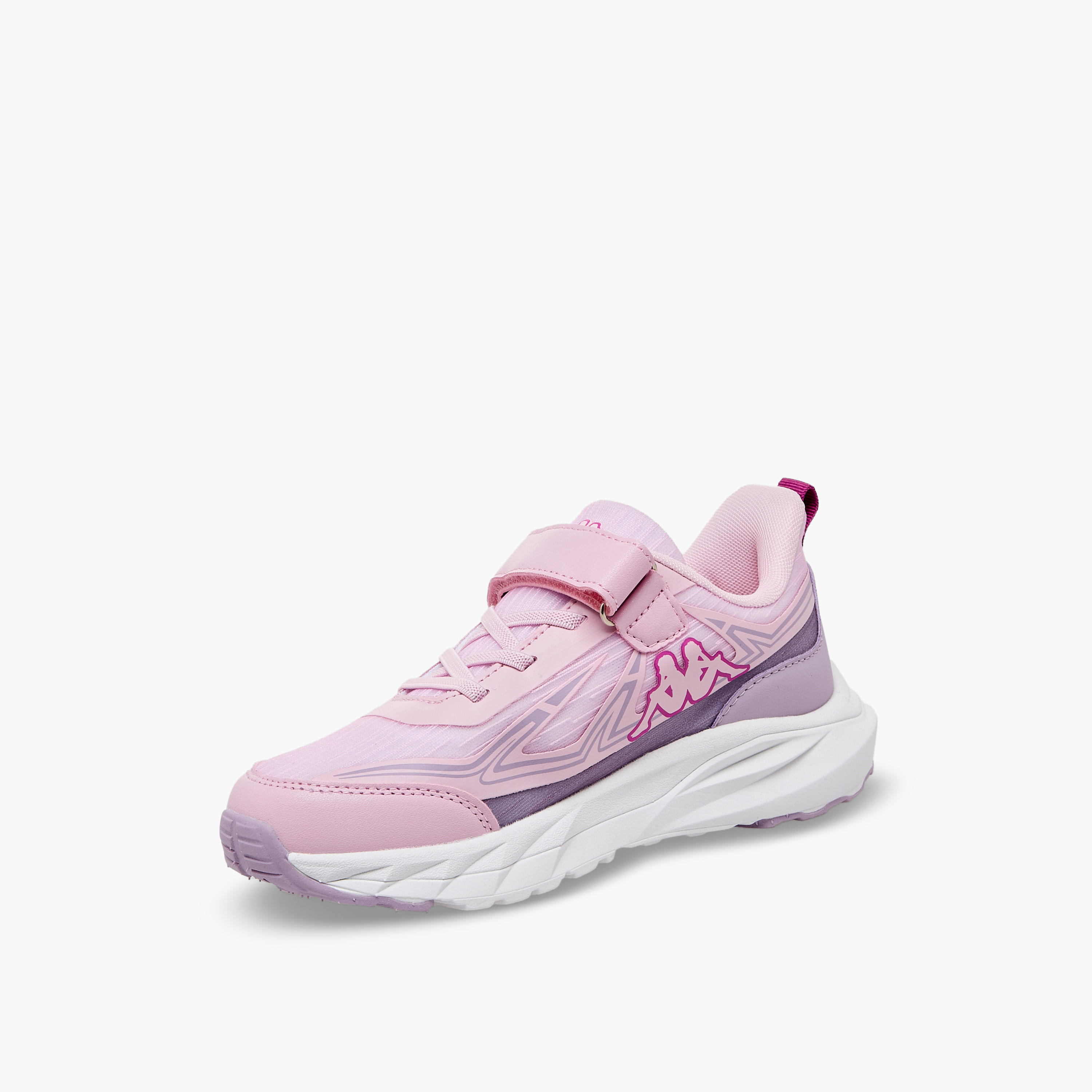Kappa Girls Hook & Loop Sports Shoes-girls-shoes-sneakers-image-4