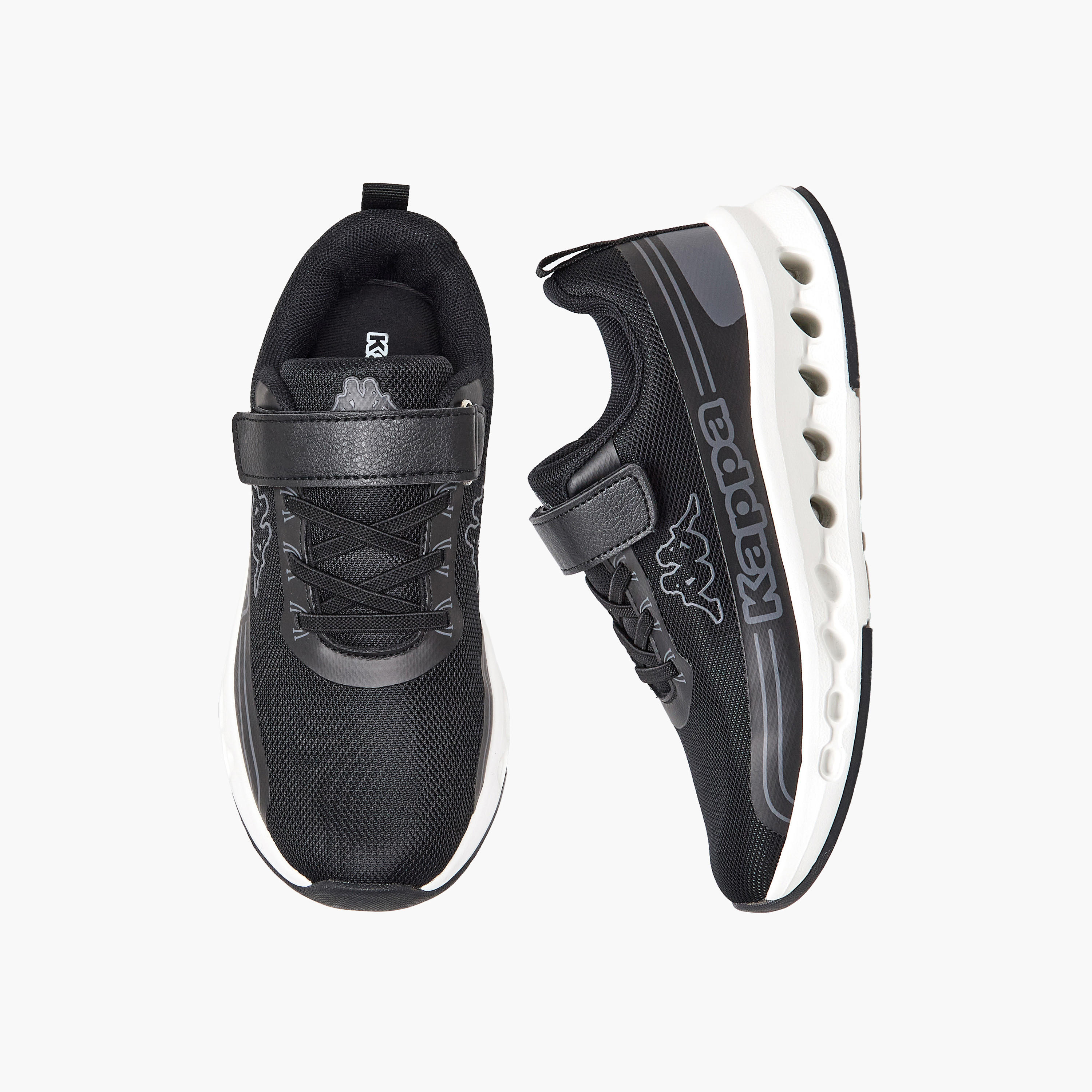Kappa Girls Kloude Hook & Loop Sports Shoes-sports-girls-shoes-image-1