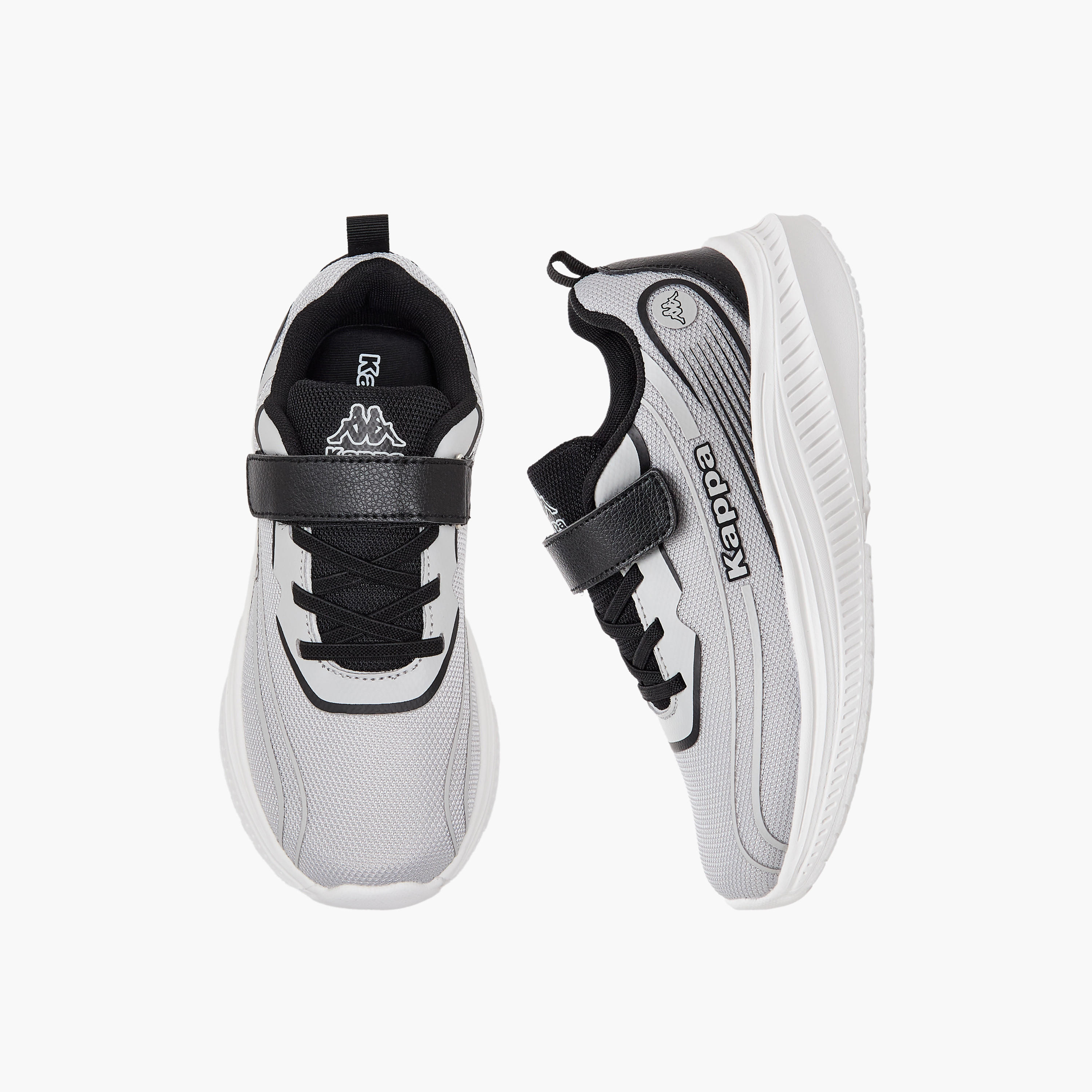Kappa Boys Textured Hook & Loop Sports Shoes-sports-boys-shoes-image-1