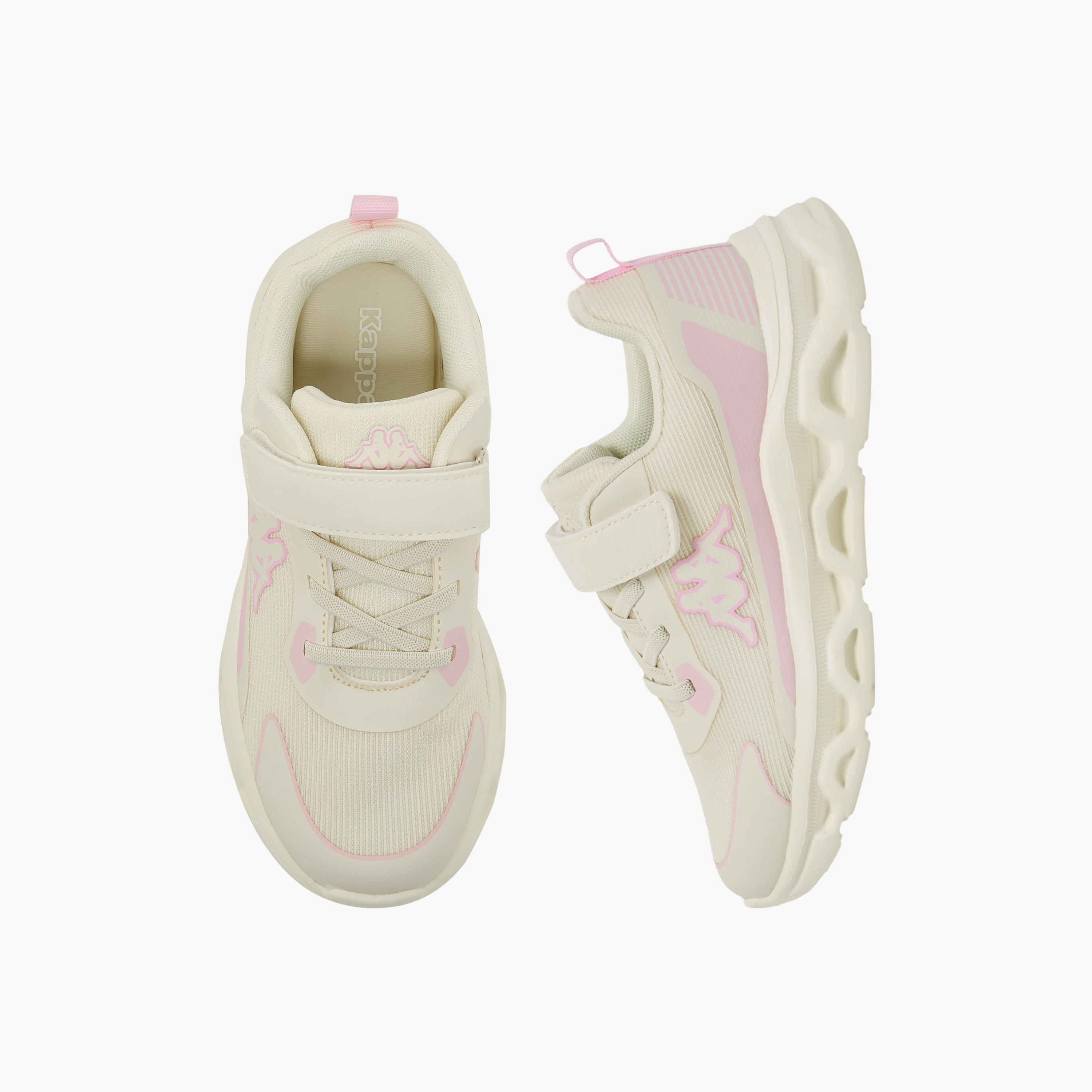 Kappa Girls Panelled Hook & Loop Sports Shoes-girls-shoes-sneakers-image-1