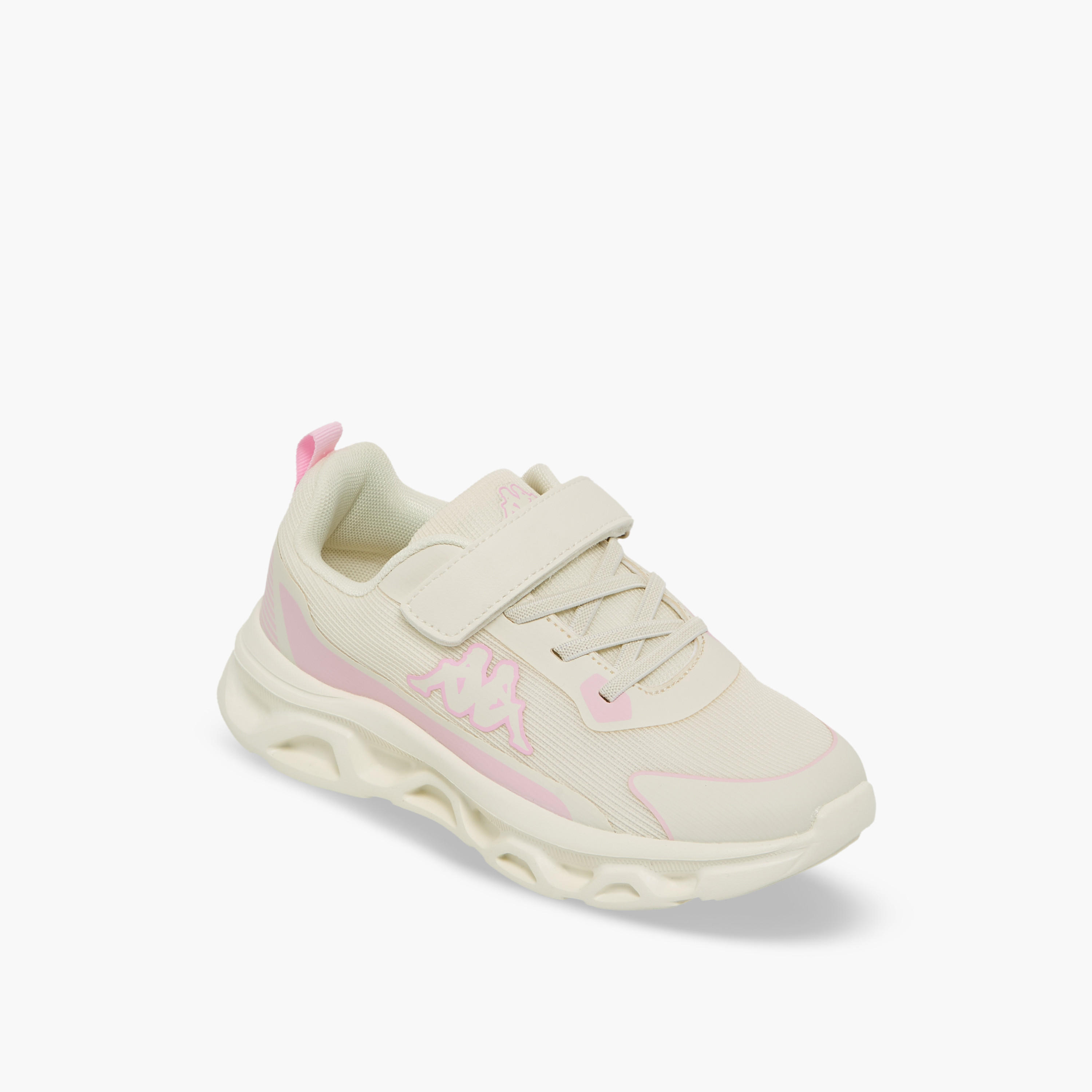 Kappa Girls Panelled Hook & Loop Sports Shoes-girls-shoes-sneakers-image-2