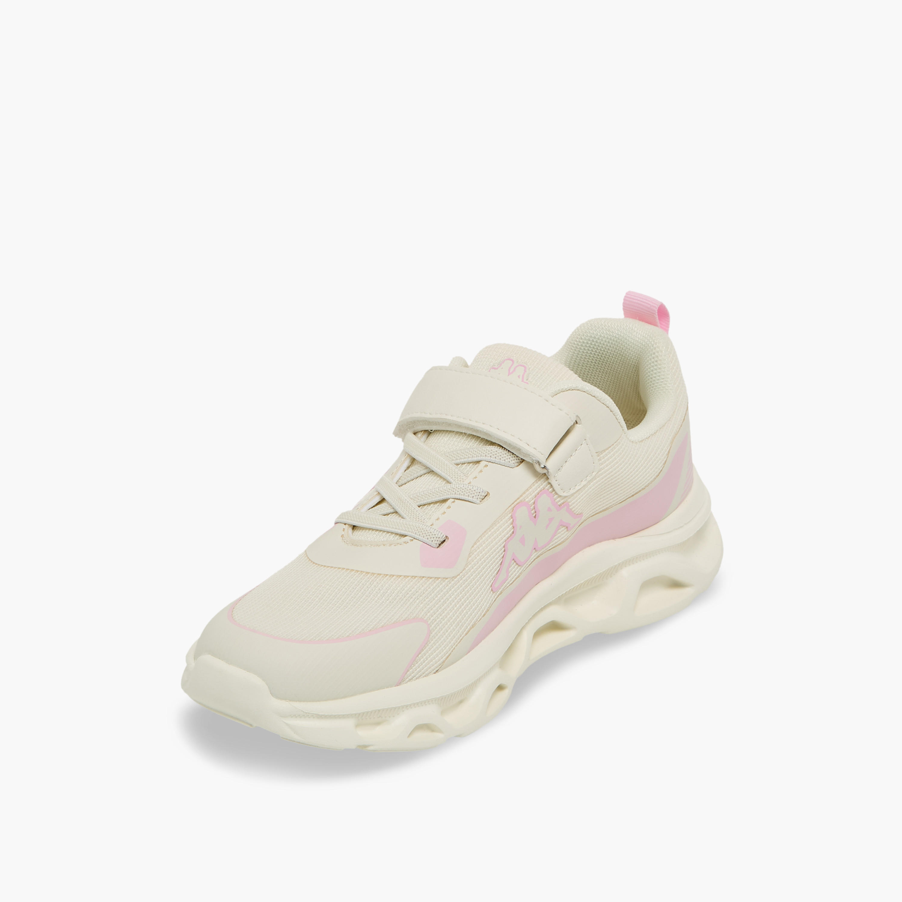 Kappa Girls Panelled Hook & Loop Sports Shoes-girls-shoes-sneakers-image-4