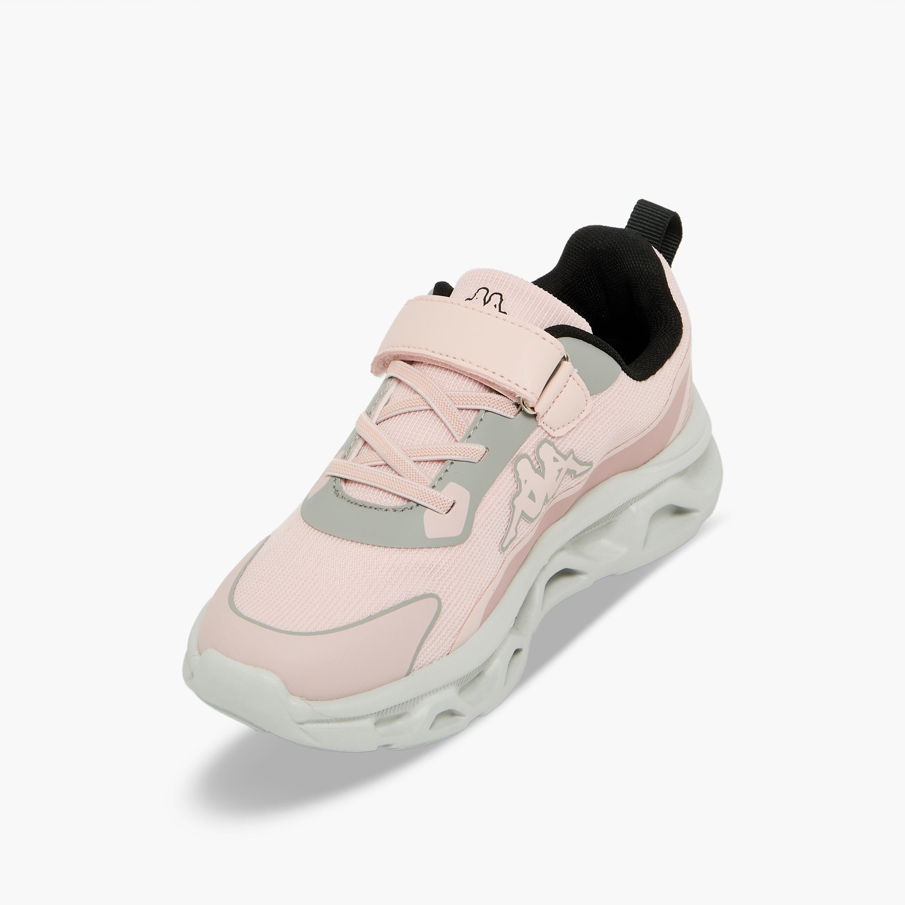 حذاء رياضي مخطط بشريط إغلاق لاصق للبنات من كابا-girls-shoes-sneakers-image-4