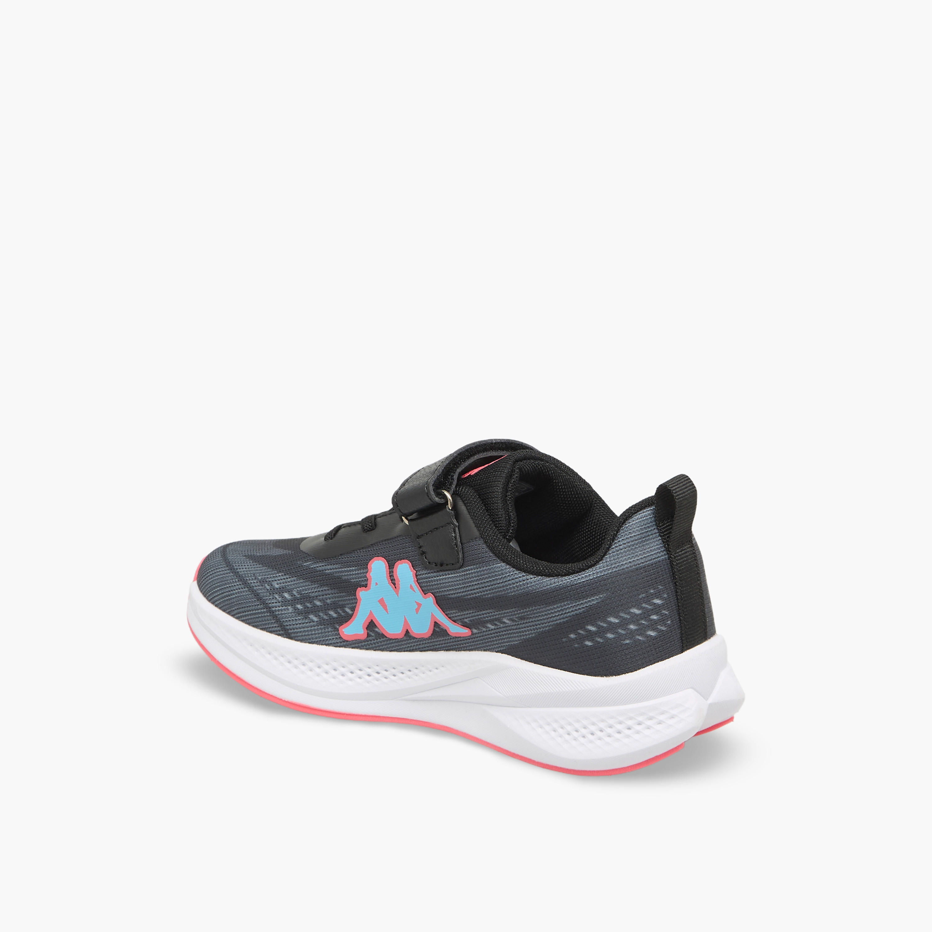 Kappa Girls Logo Print Hook & Loop Sports Shoes-girls-shoes-sneakers-image-5