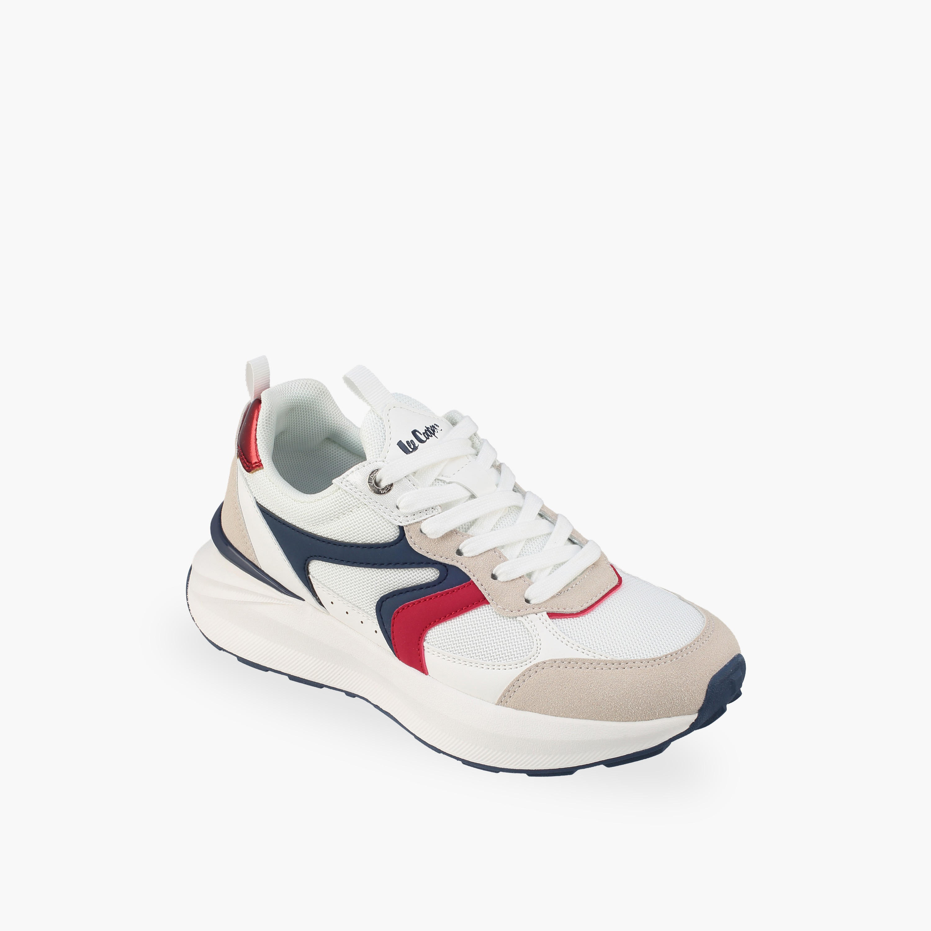 حذاء سنيكرز برباط إغلاق وتصميم قوالب ملونة للنساء من لي كوبر-women-shoes-sneakers-image-2