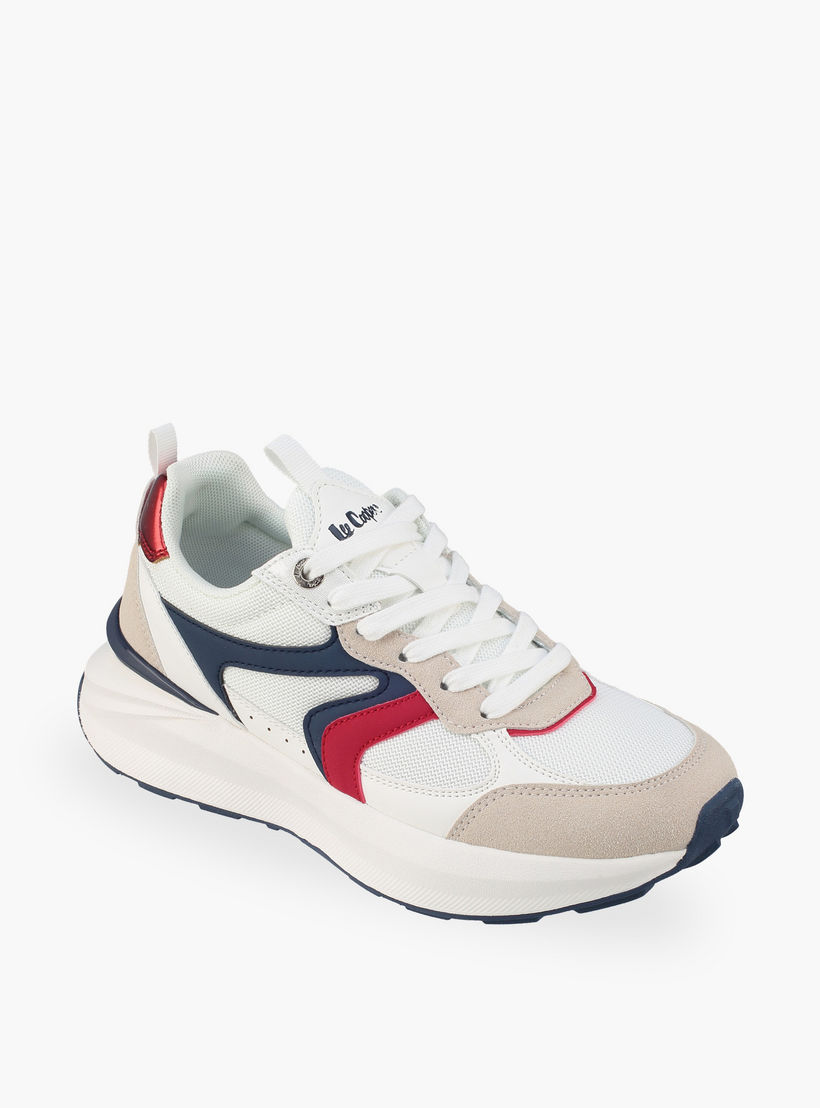 حذاء سنيكرز برباط إغلاق وتصميم قوالب ملونة للنساء من لي كوبر-women-shoes-sneakers-image-2