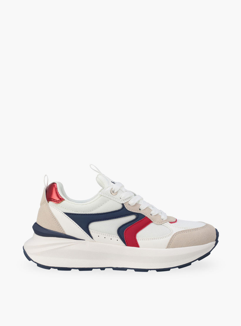حذاء سنيكرز برباط إغلاق وتصميم قوالب ملونة للنساء من لي كوبر-women-shoes-sneakers-image-3