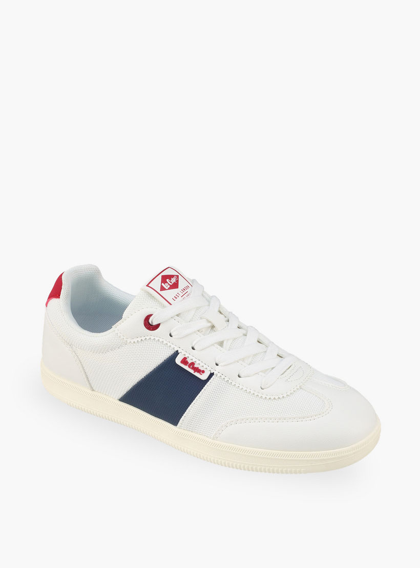 Lee Cooper Women Panelled Lace-Up Sneakers-women-shoes-sneakers-image-2