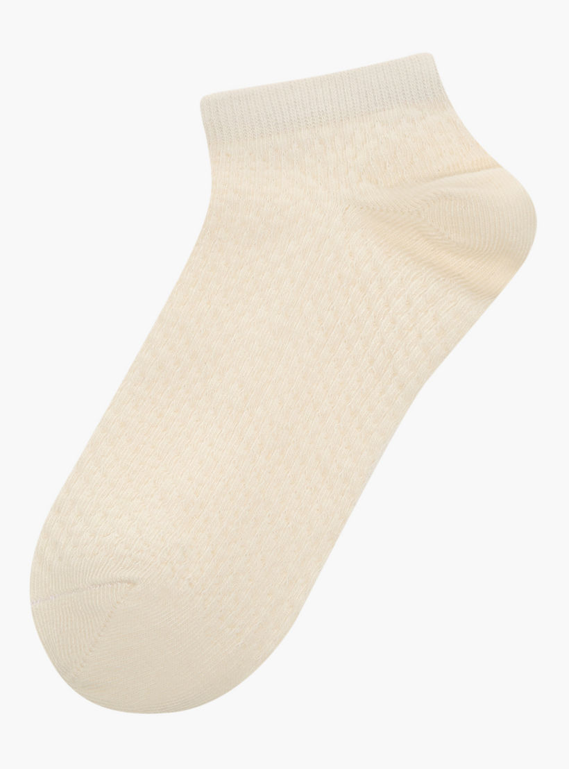 Flora Bella Pack of 5 Ankle Length Cotton Socks-women-socksandstockings-image-2