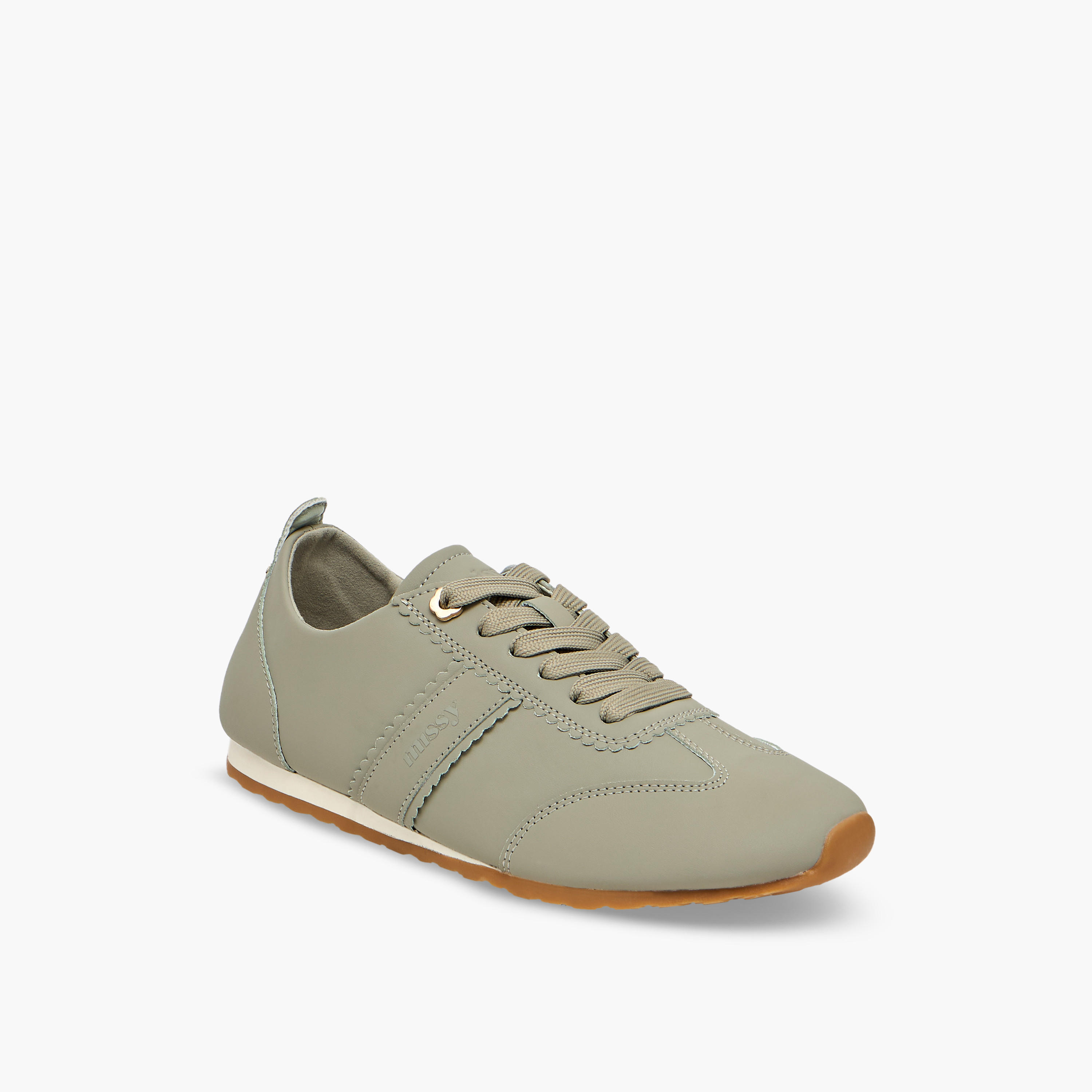 Missy Women Scallop Trim Lace-Up Ankle Sneakers-women-shoes-sneakers-image-3