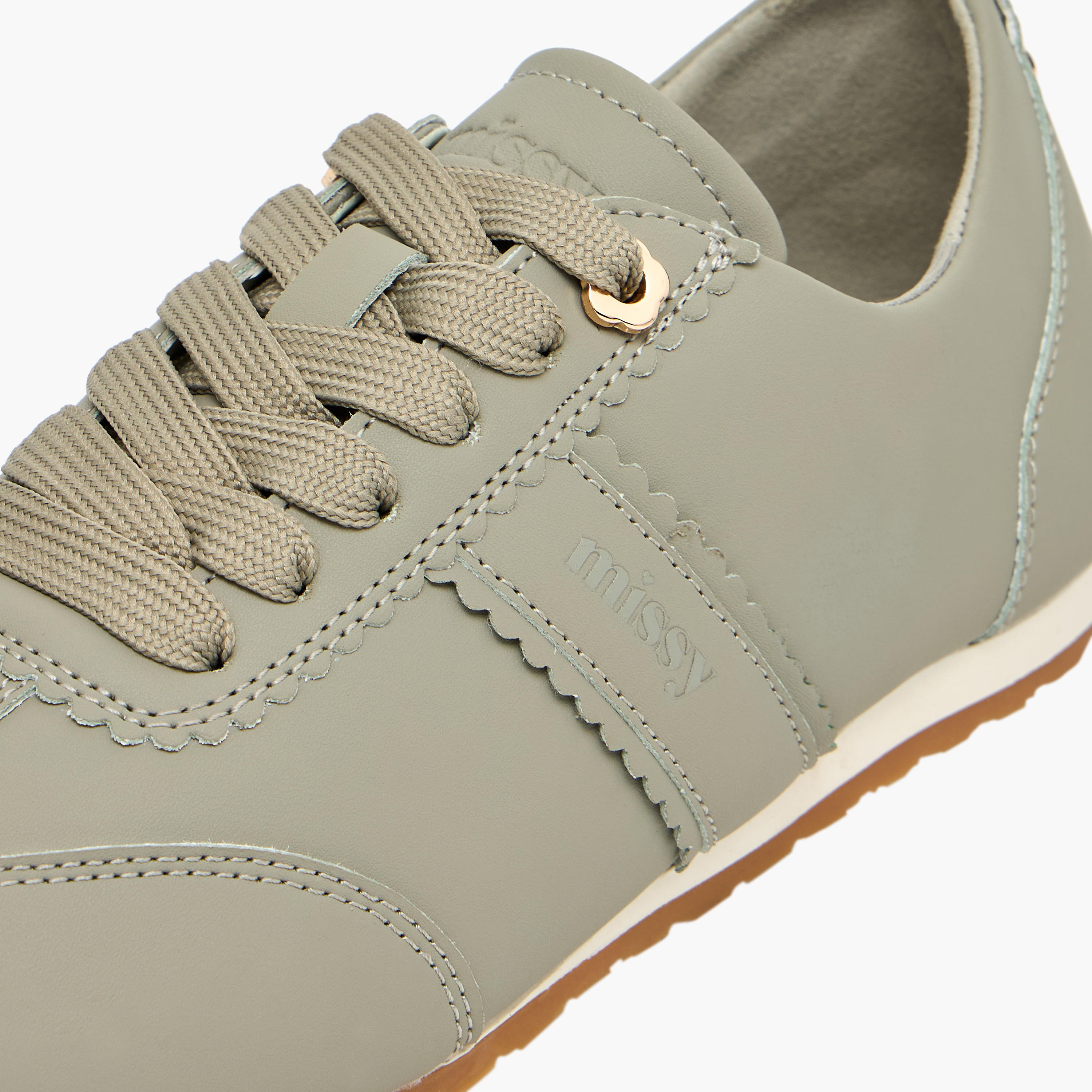 Missy Women Scallop Trim Lace-Up Ankle Sneakers-women-shoes-sneakers-image-4