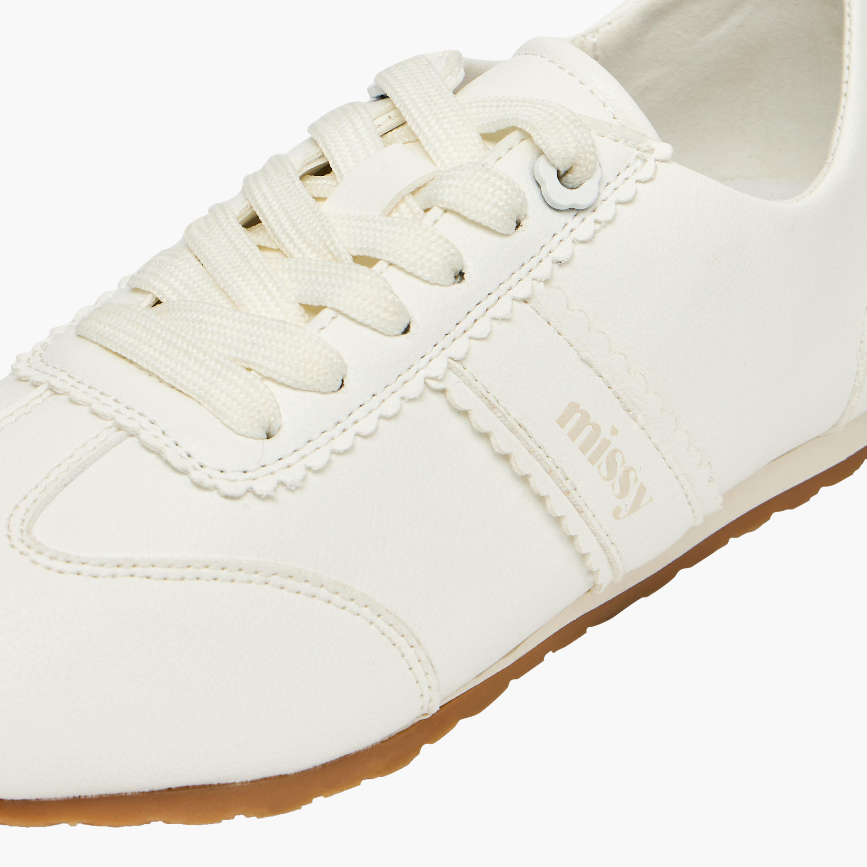 Missy Women Scallop Trim Lace-Up Ankle Sneakers-women-shoes-sneakers-image-4