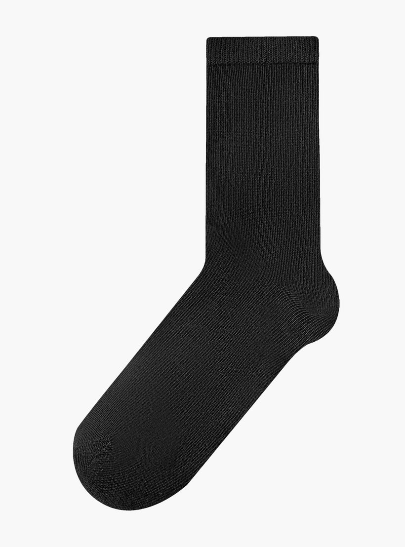 طقم جوارب مضلعة 5 أزواج للأطفال من جونيورز-girls-accessories-socks-image-2