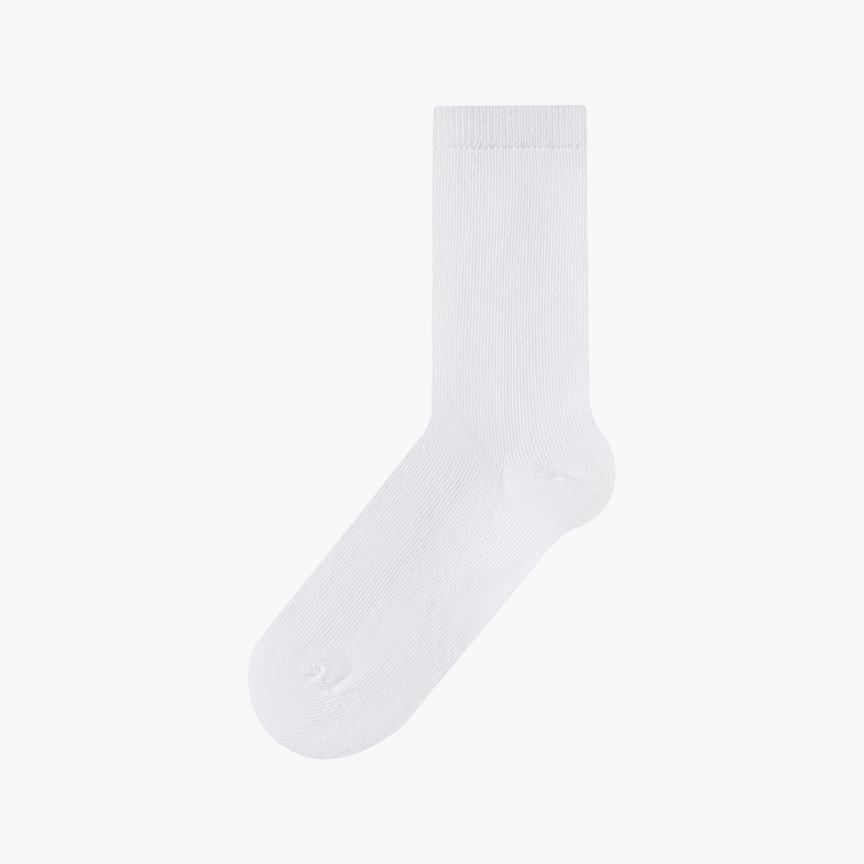 Pack of 5 Juniors Kids Socks with Ribbed Design-girls-accessories-socks-image-2