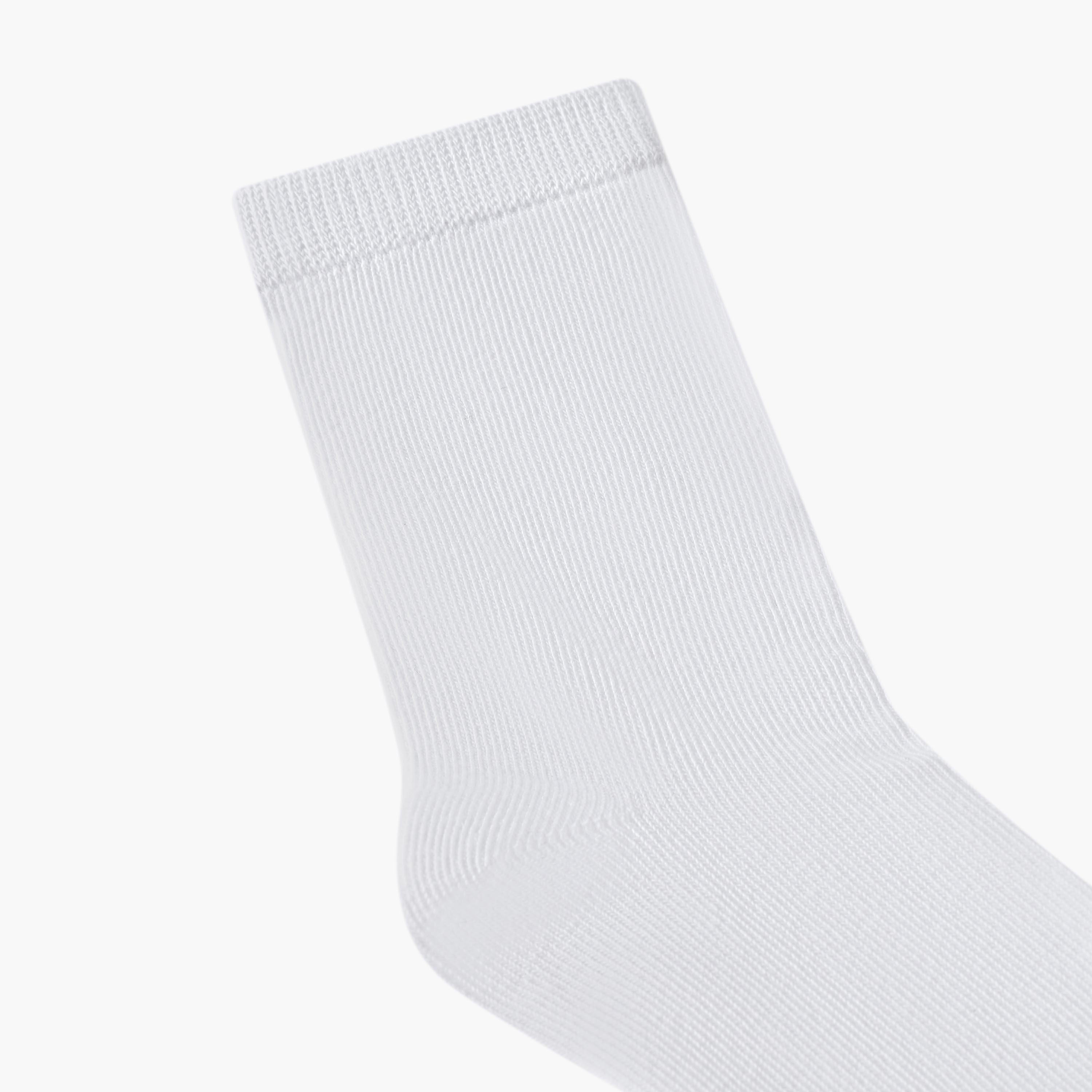 Pack of 5 Juniors Kids Socks with Ribbed Design-girls-accessories-socks-image-3
