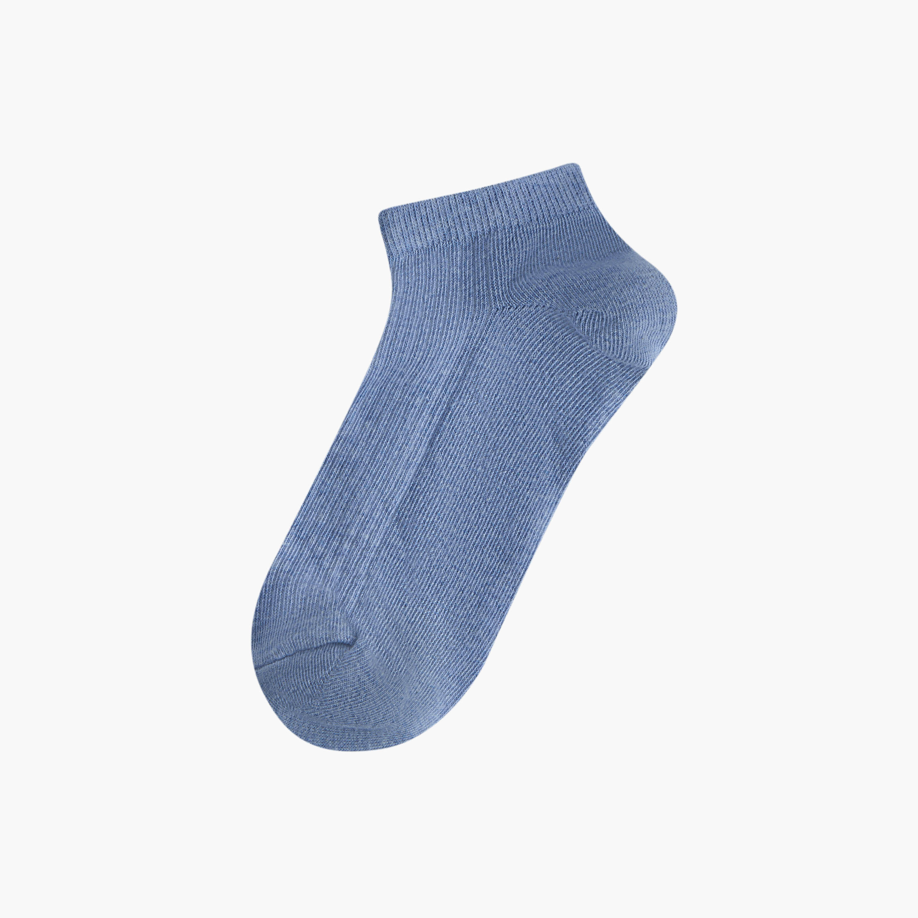 Celeste Textured Ankle Length Socks - Set of 5-women-socksandstockings-image-2