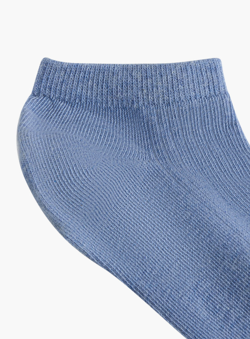 Celeste Textured Ankle Length Socks - Set of 5-women-socksandstockings-image-5